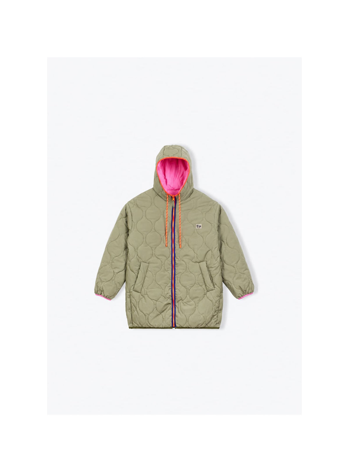 A.P Reversible Hooded Women's Parka - Khaki Green