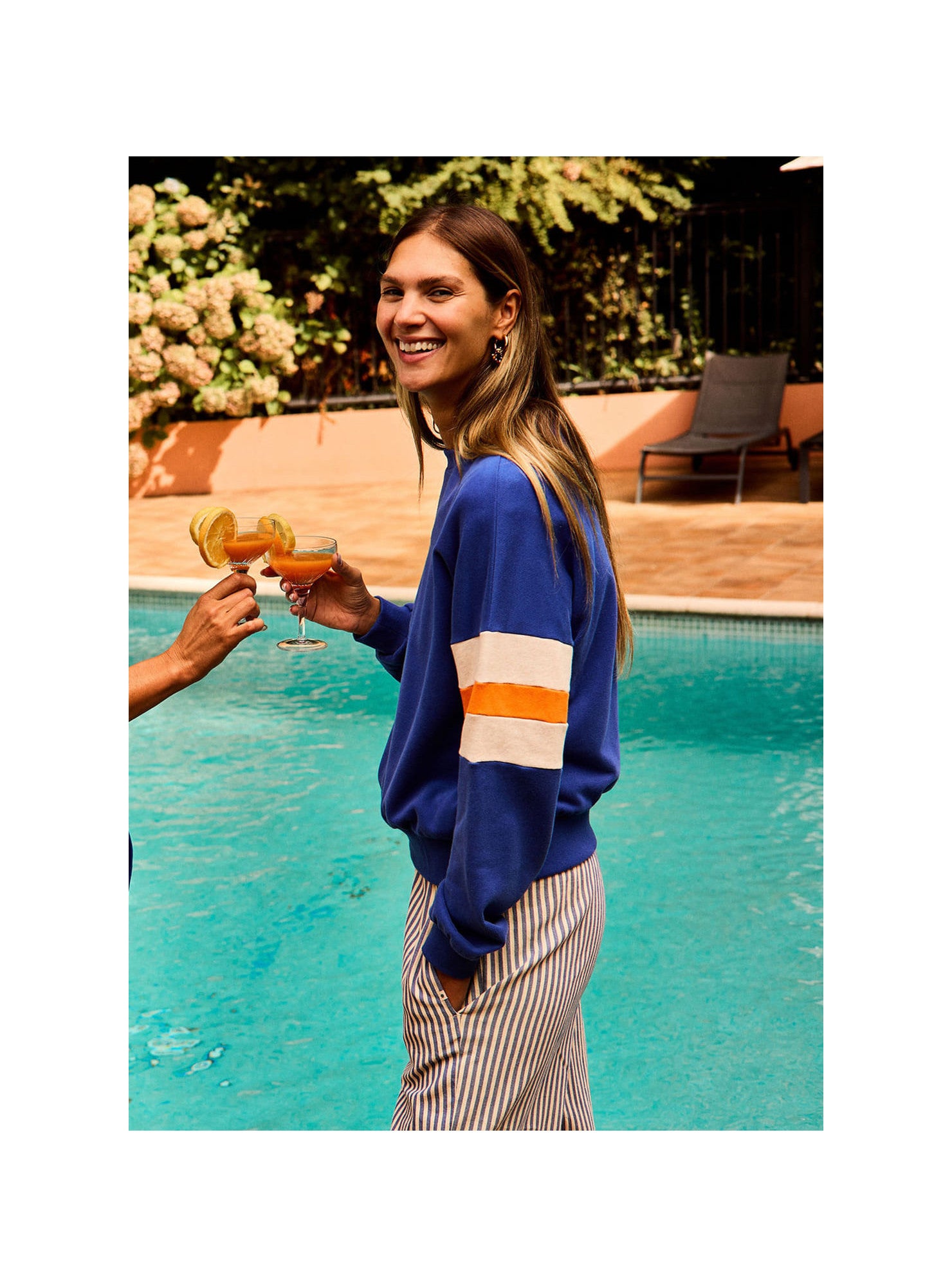 A.P Blue Stripe Pants