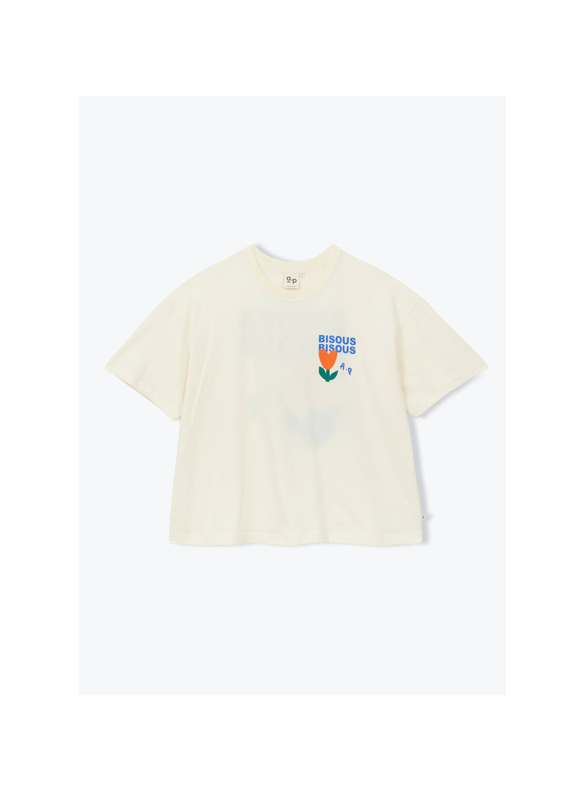 Bisous Bisous T-Shirt Ecru