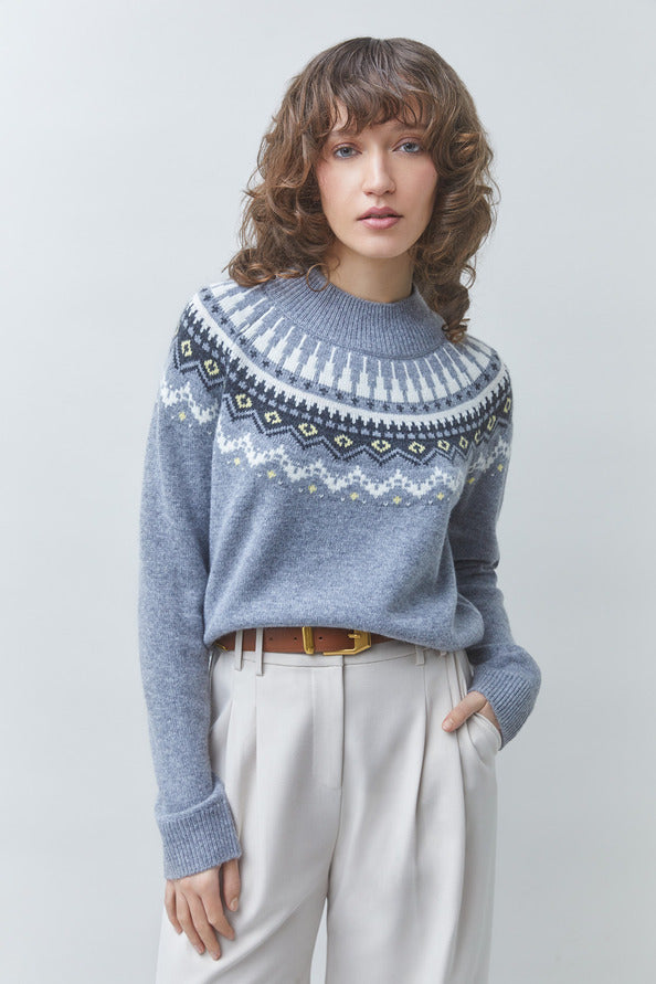 Pull Pisti-Gris Chine