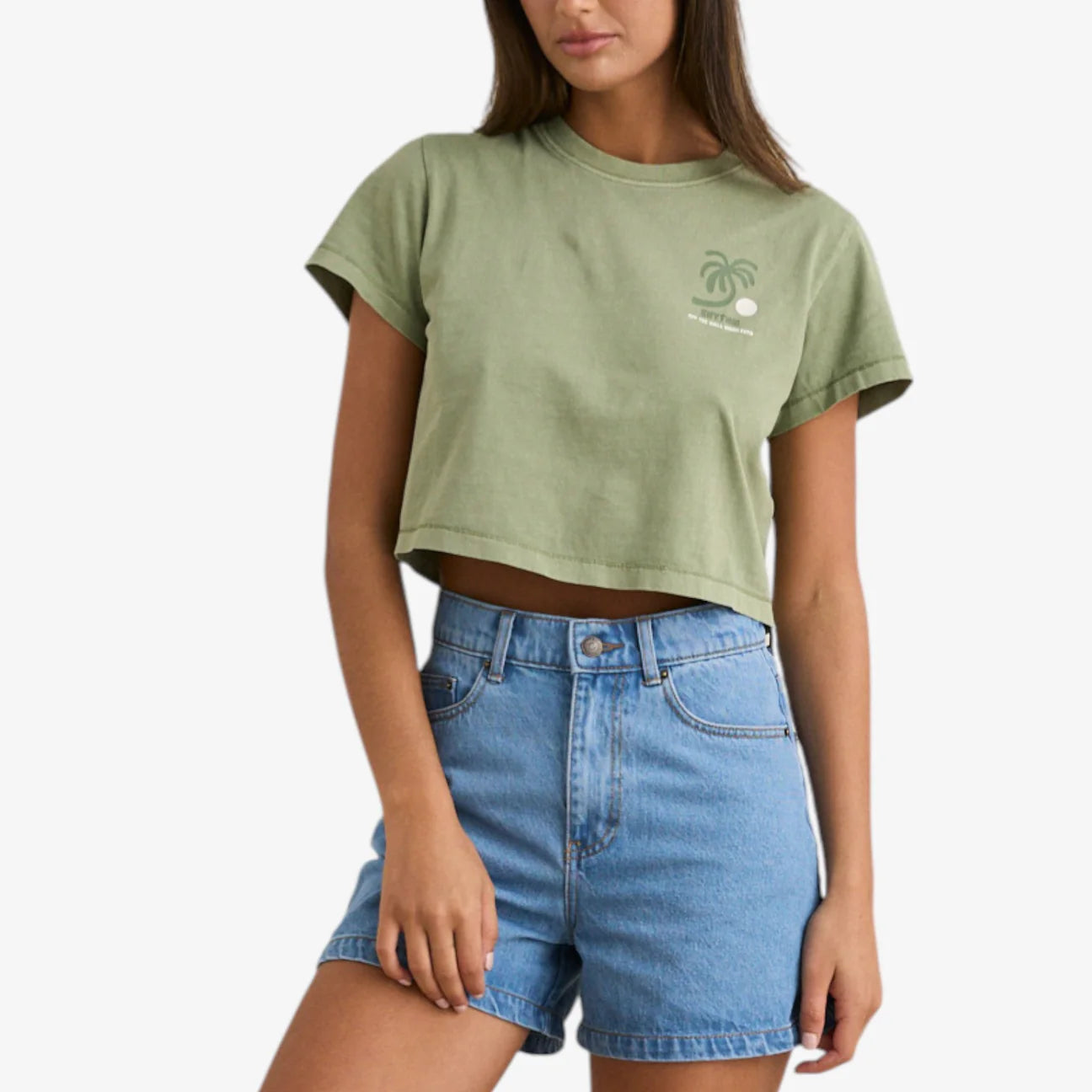 Island Crop Crew Tee