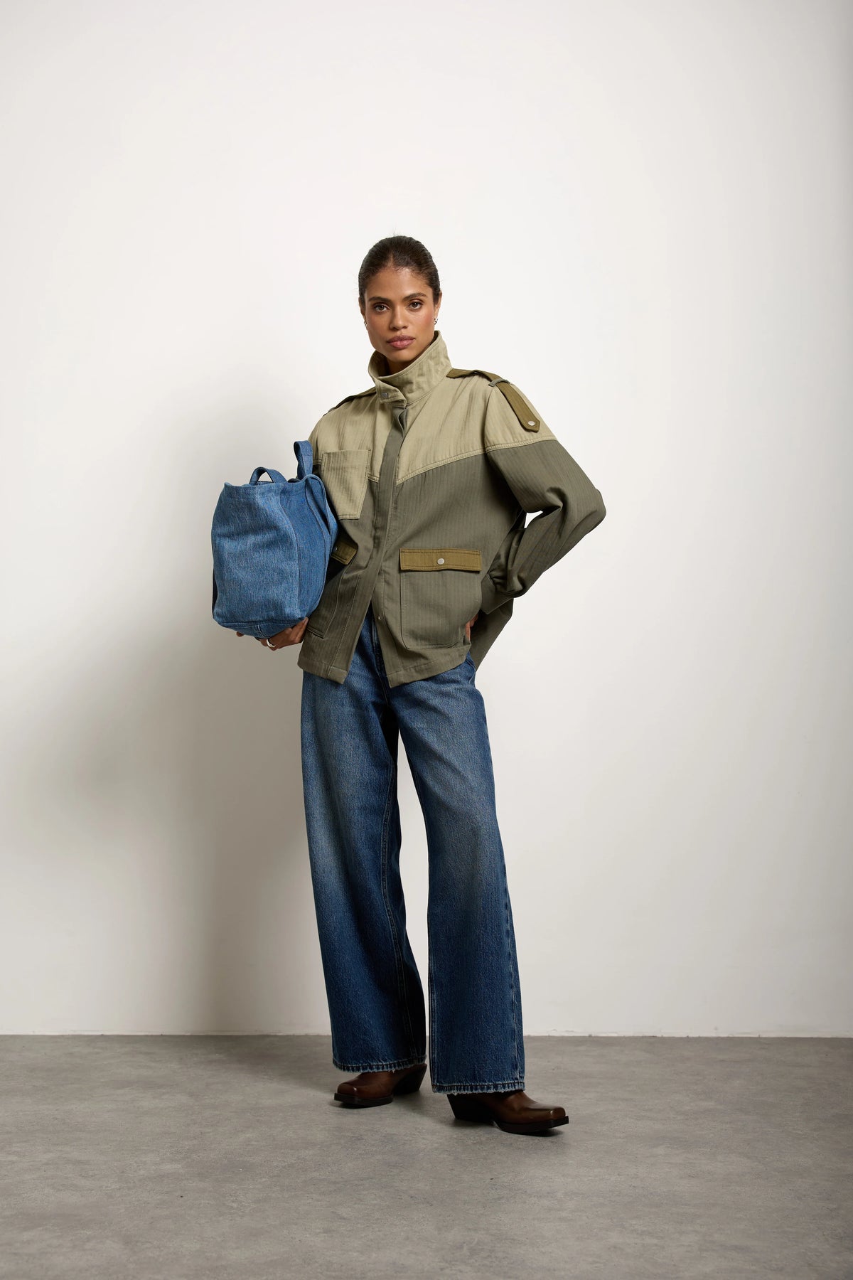 Bowie Jacket In Khaki