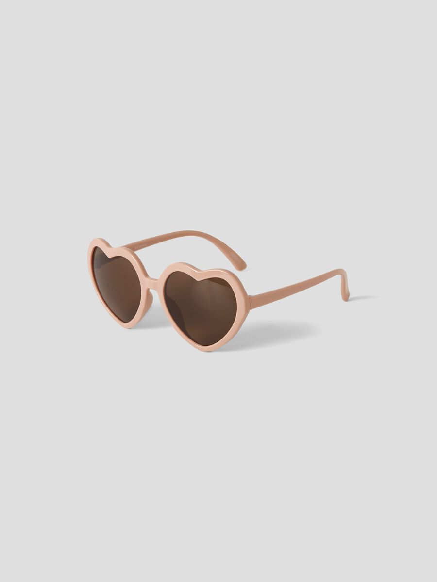 Lil' Atelier Heart Sunglasses Peach