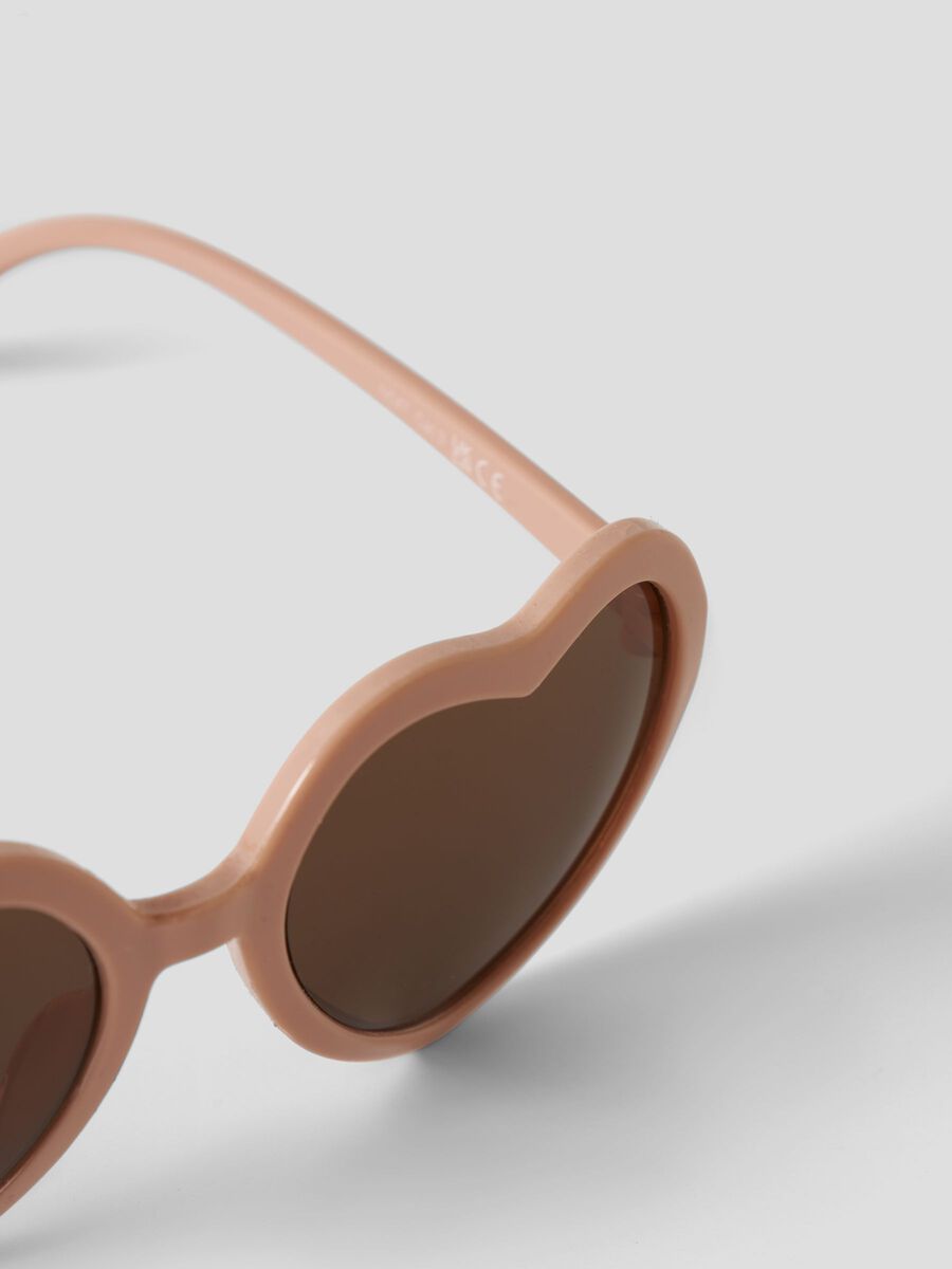 Lil' Atelier Heart Sunglasses Peach