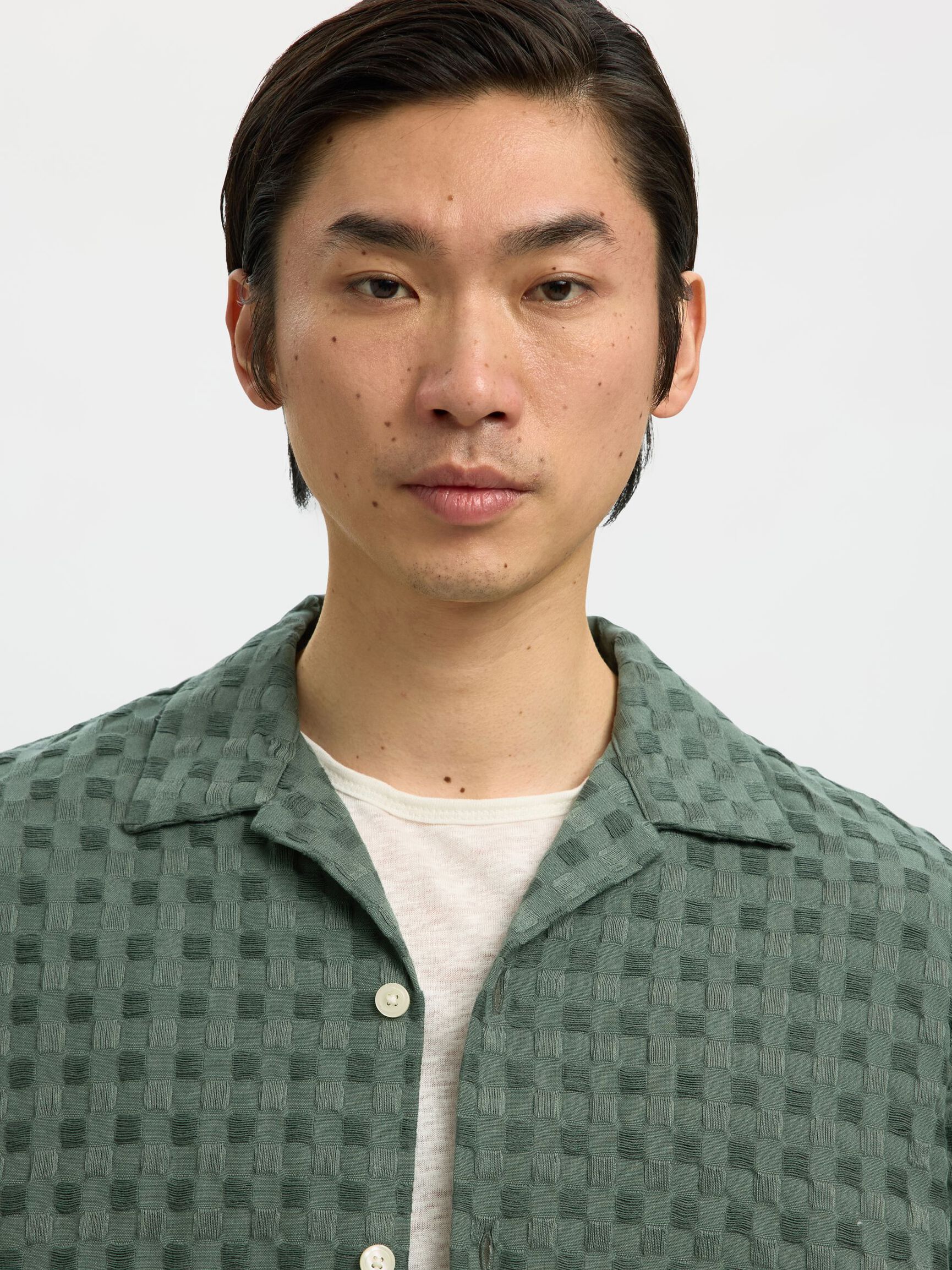Monty Textured Short Sleeve Shirt