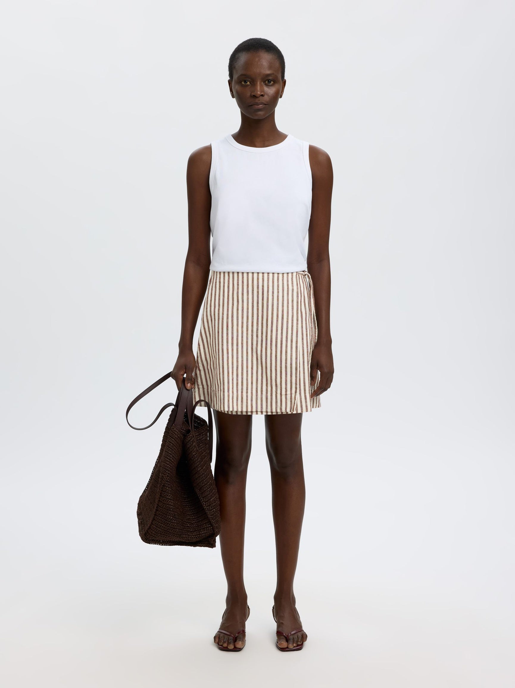 Johanne Short Wrap Skirt
