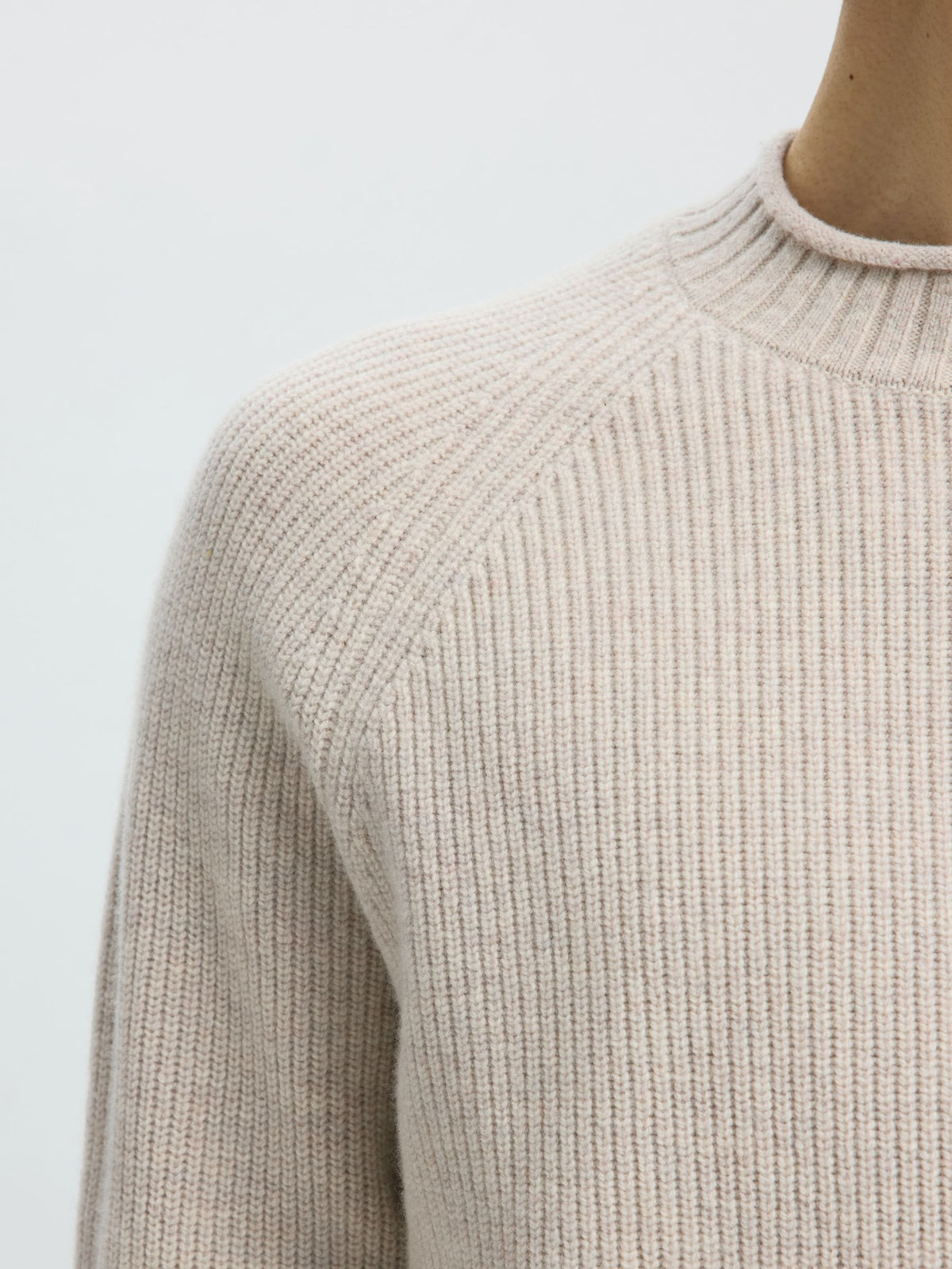 Wool Jumper - Silver Birch