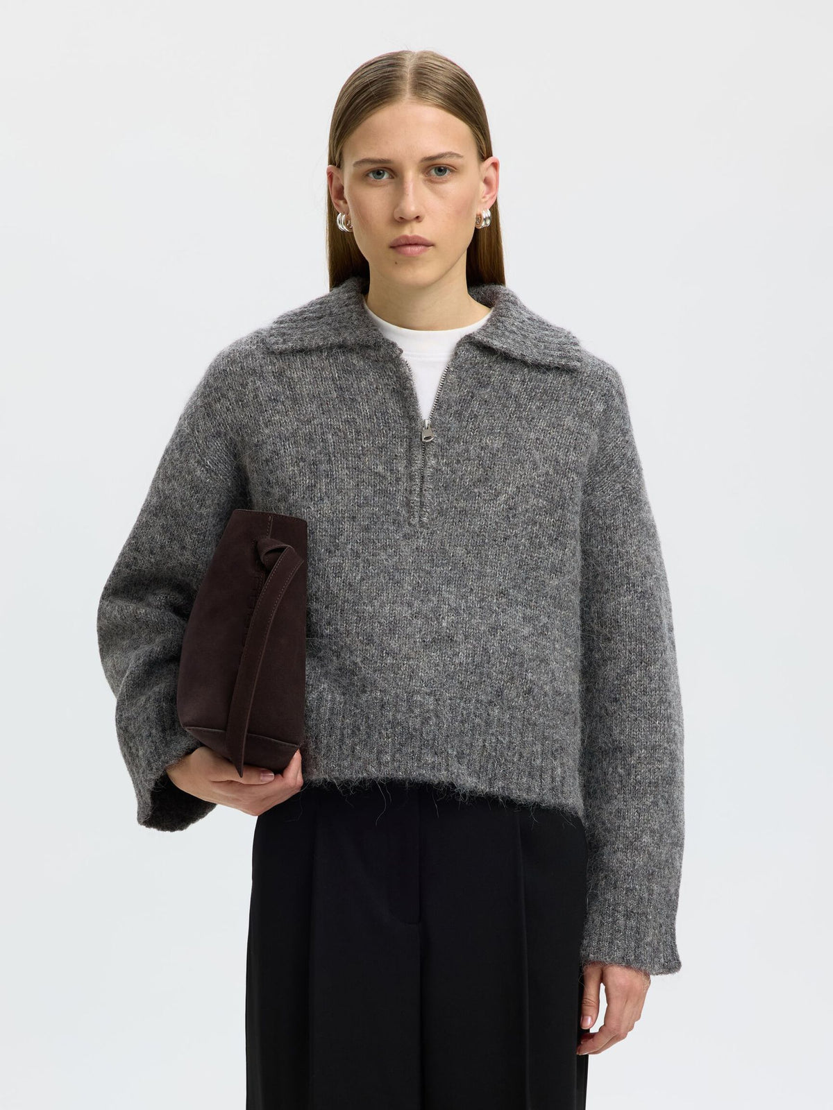 Anjuli Half Zip Knit