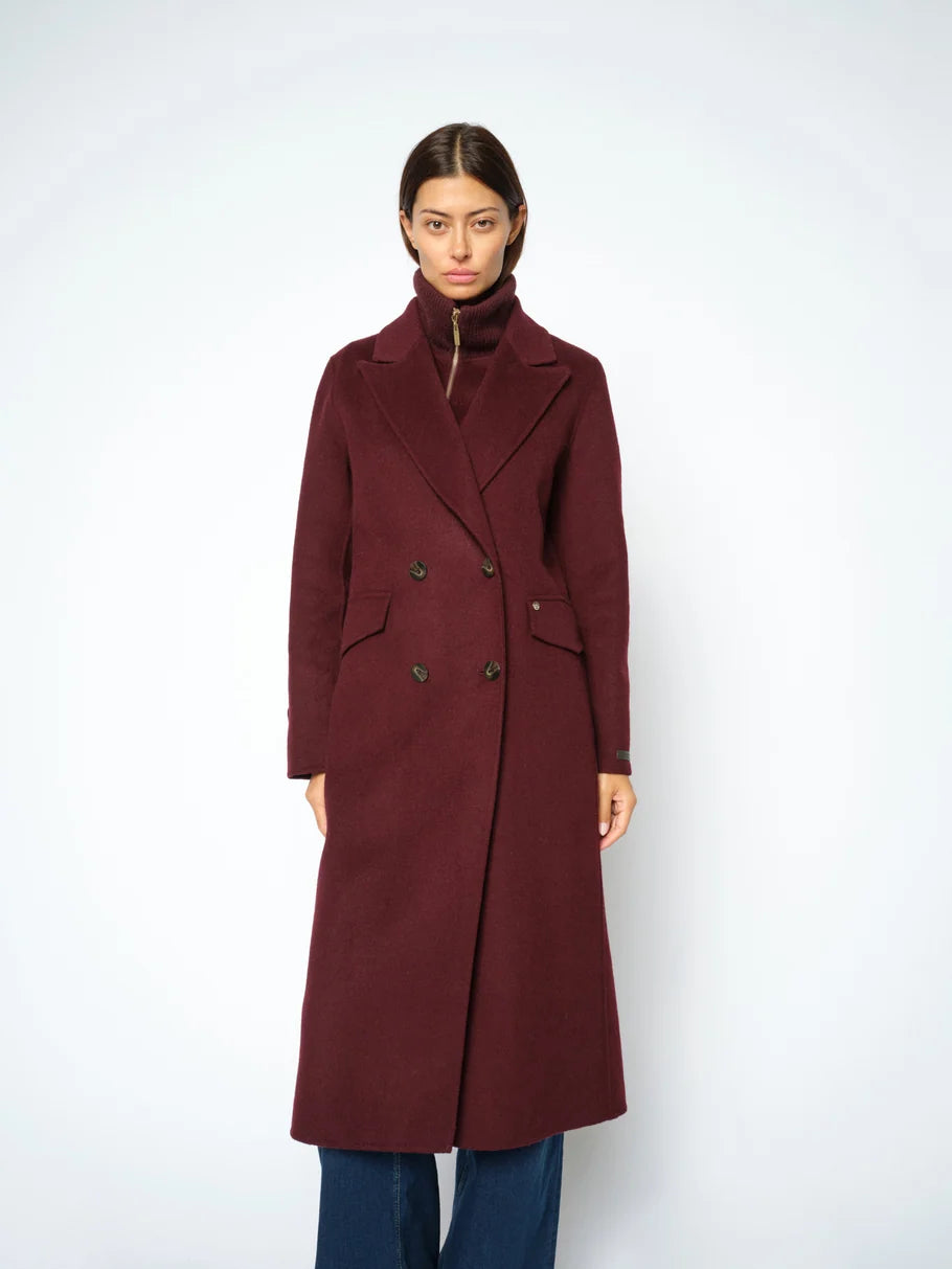 Alva Loisa Mock-Neck Coat
