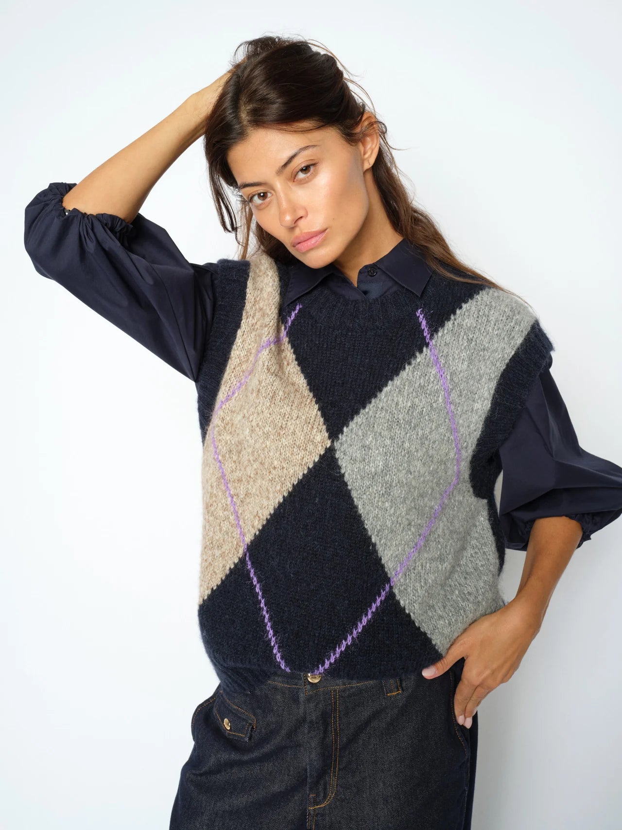 Jennine Knitted Waistcoat