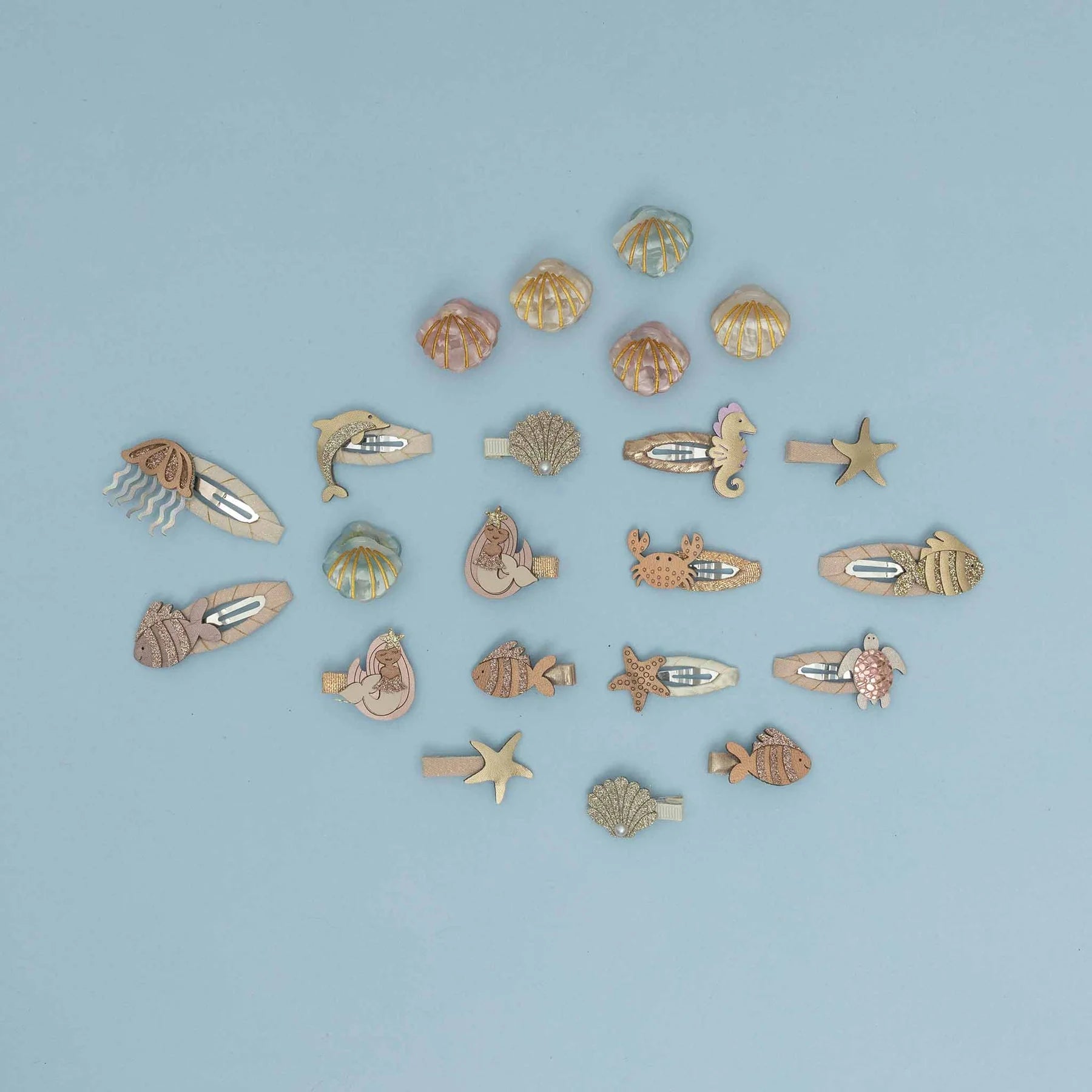 Mimi & Lula Mermaid Mini Clips