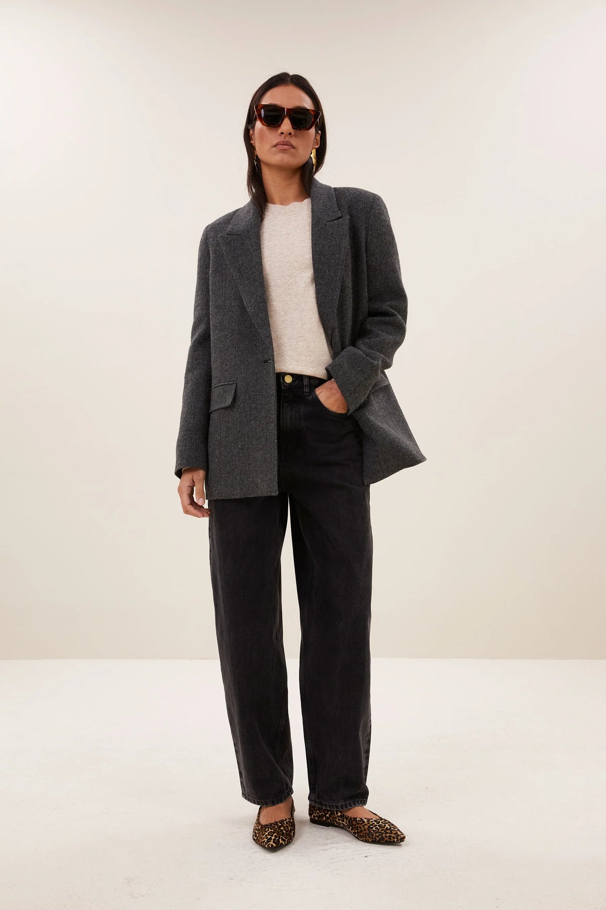Herringbone Blazer