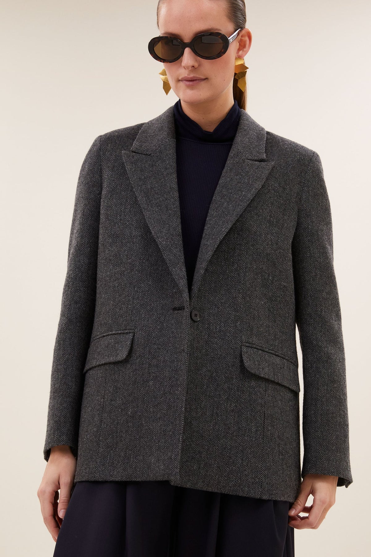 Herringbone Blazer