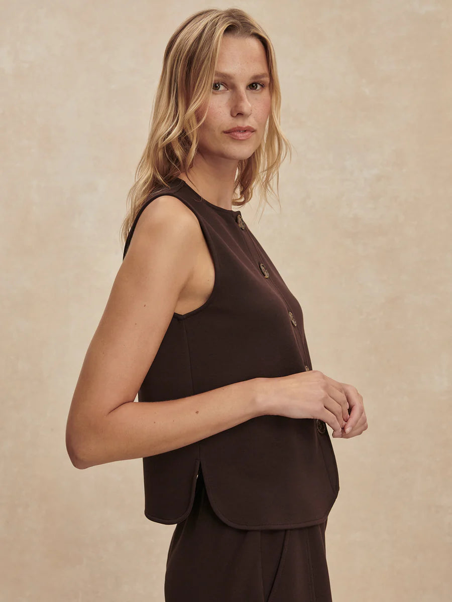 Josie Button-Through Tank