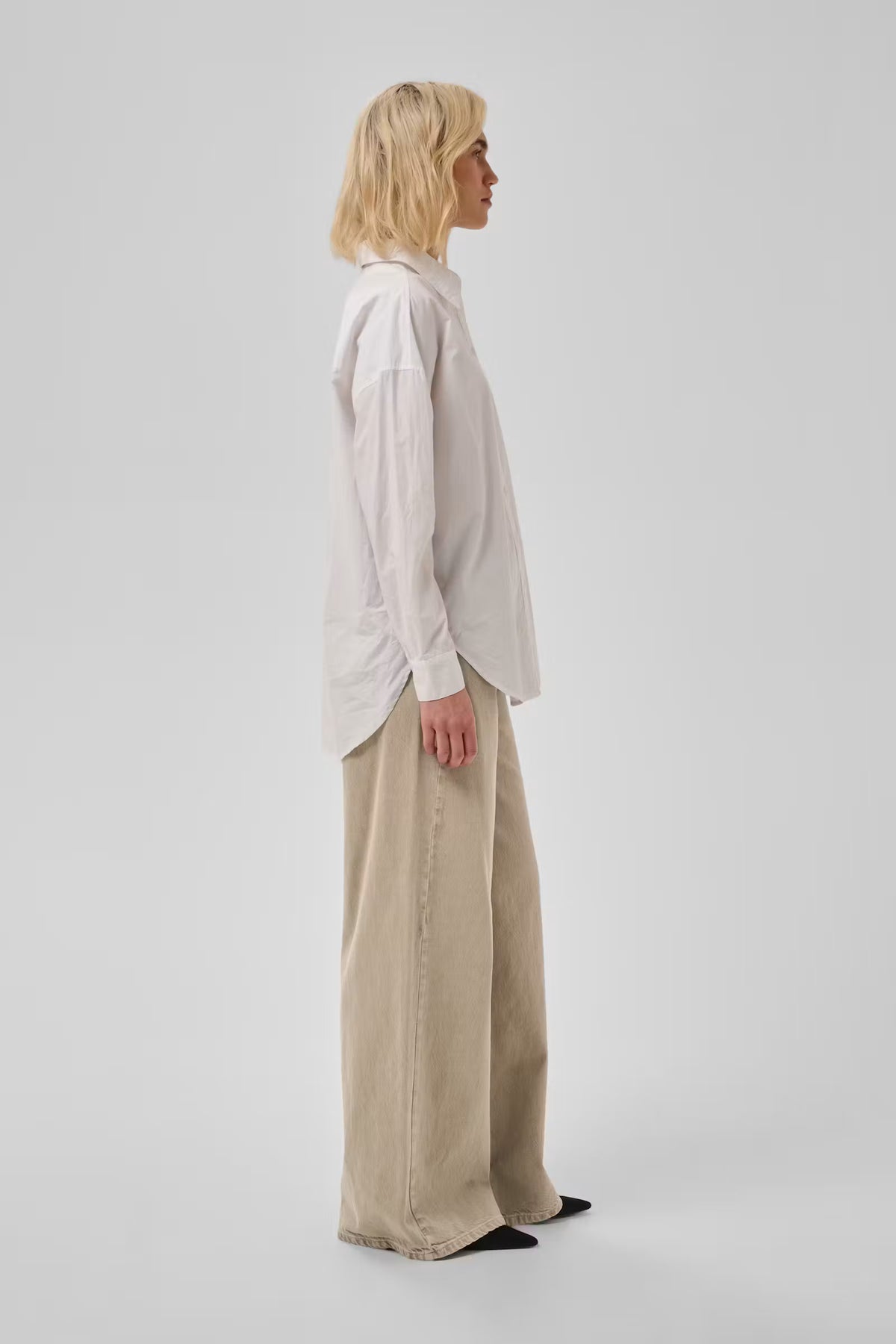 Karo Wide Jeans Silver Sage