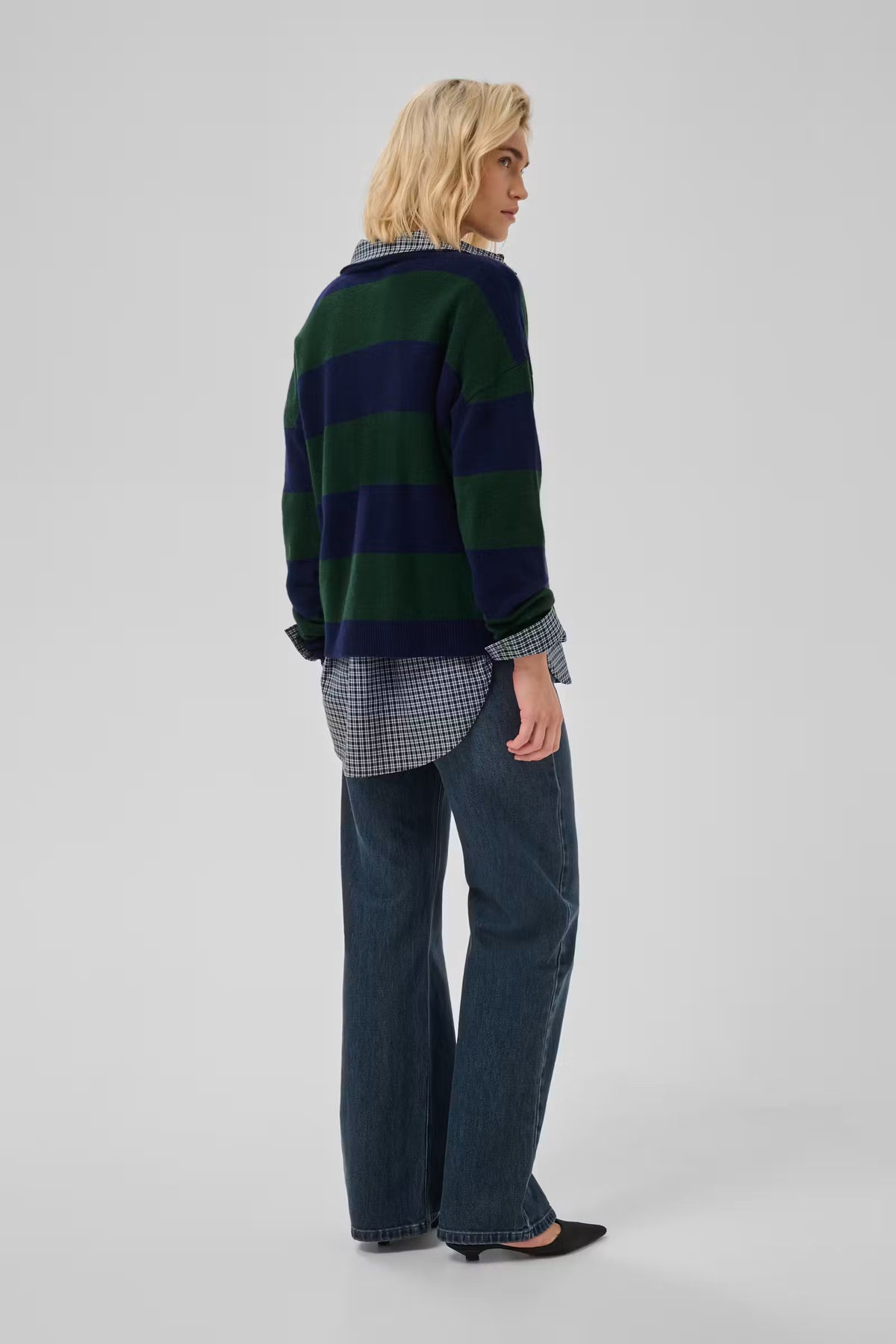 Jola 100% Wool Polo Pullover