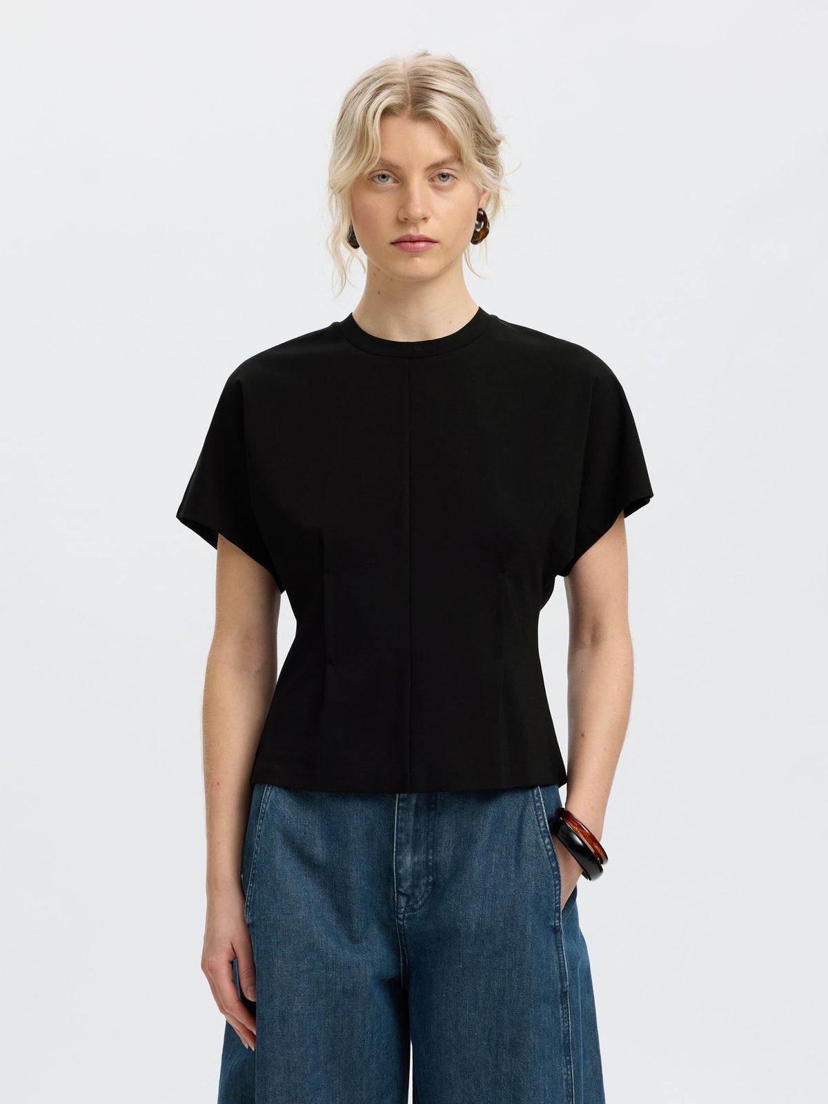 Fitted Black T-Shirt