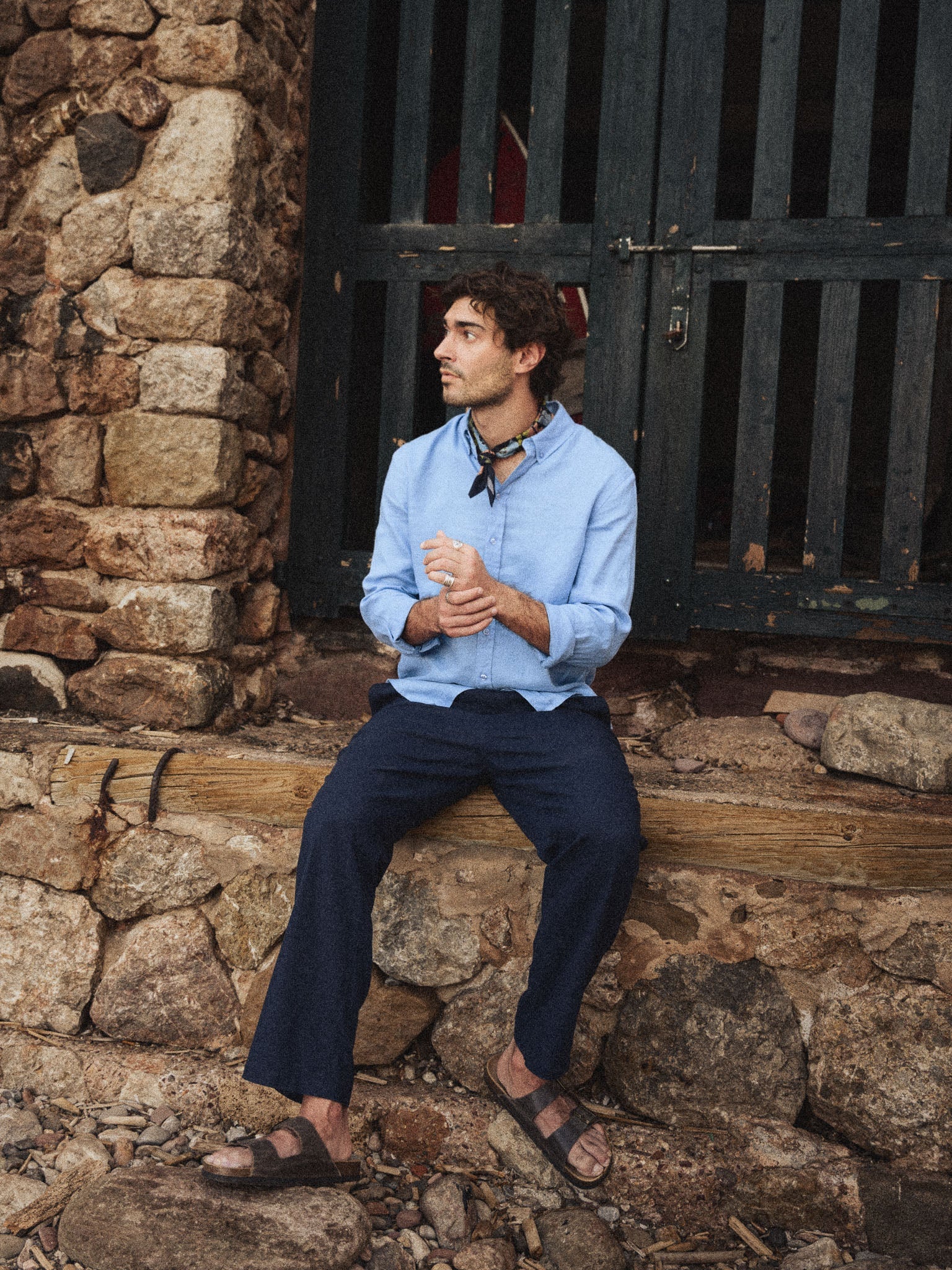 Mavi Linen Trousers