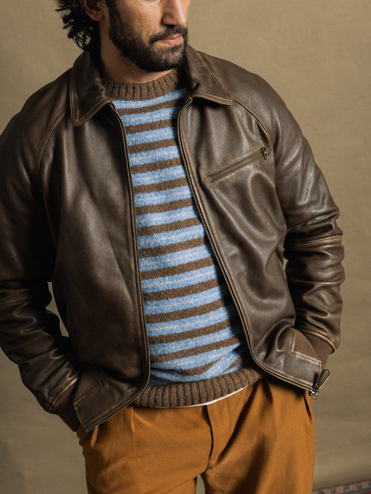 Thom Leather Bomber