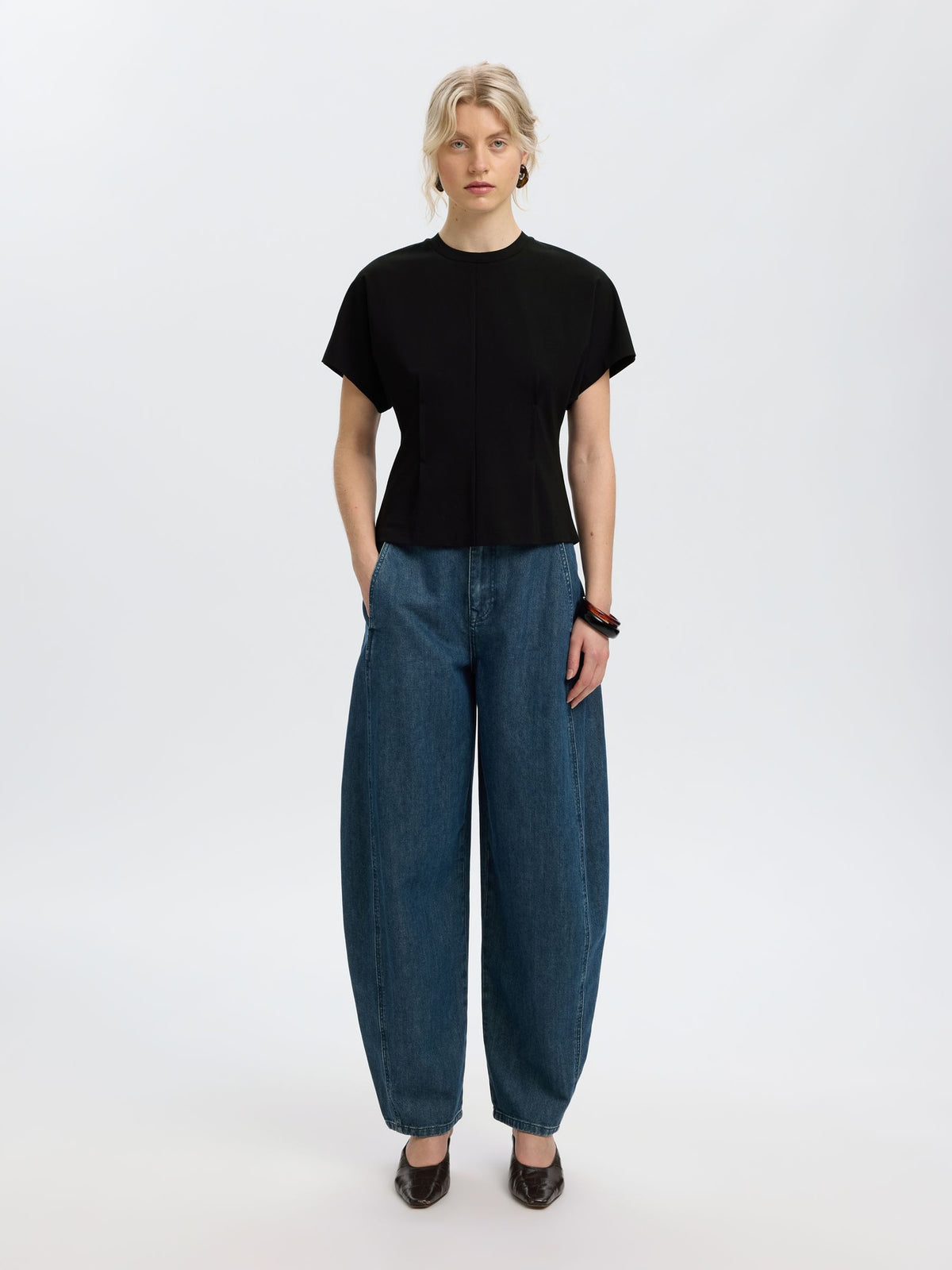 Fitted Black T-Shirt