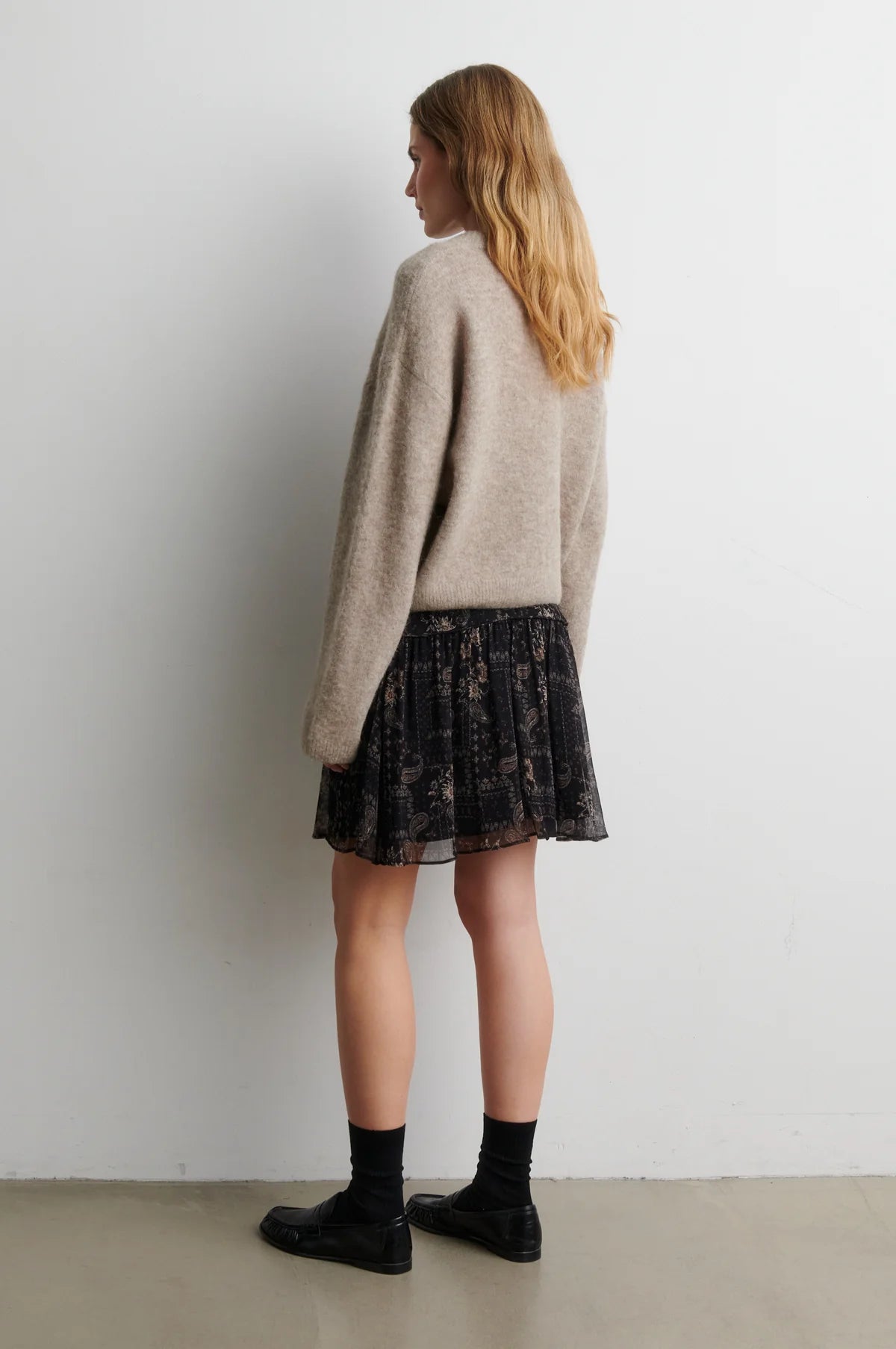 Varano Knit Pullover Beige Melange