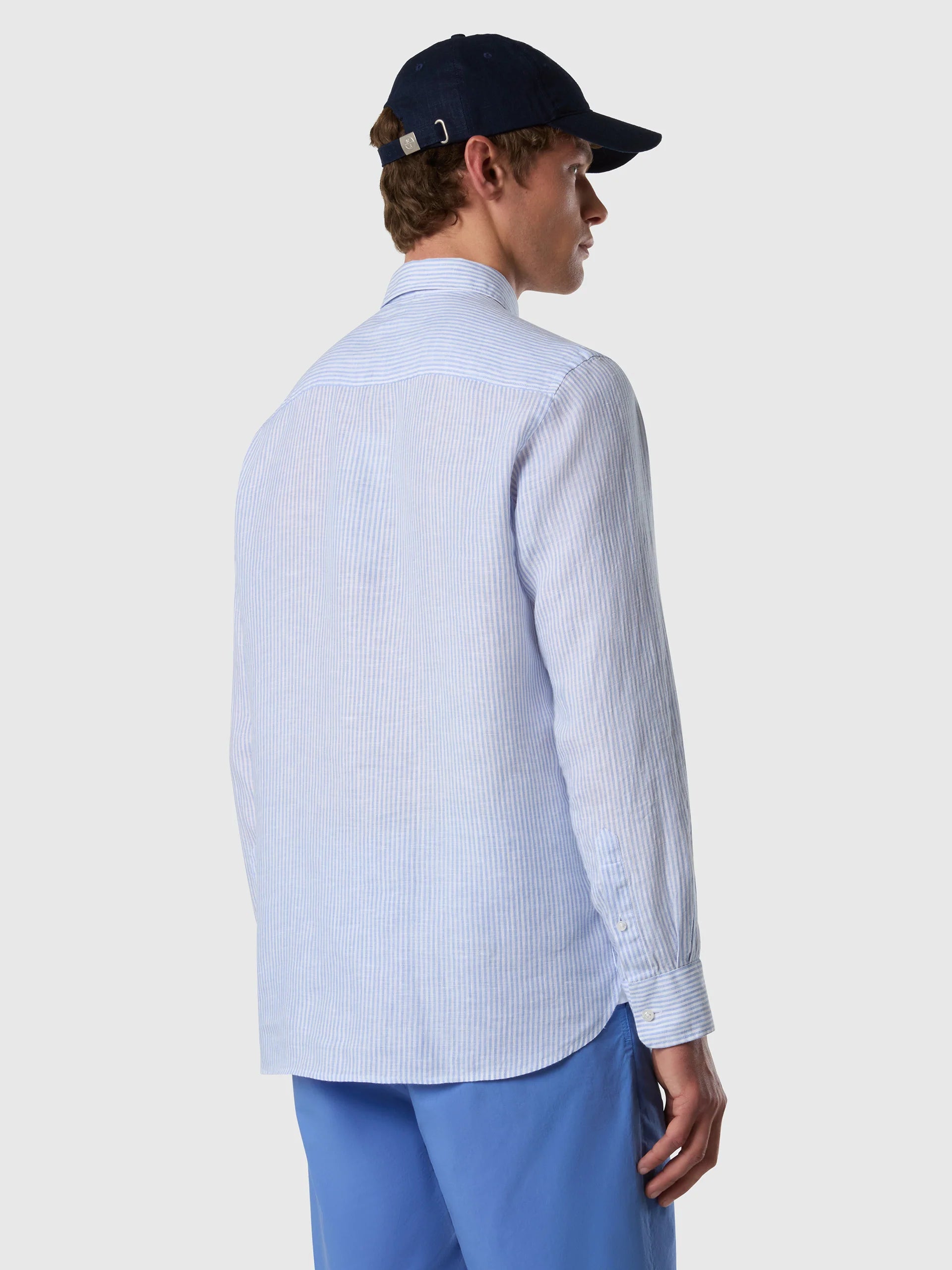 North Sails Bengal striped linen shirt