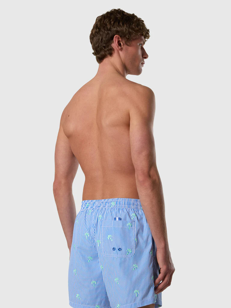 North Sails Palm Stripe Swim Shorts