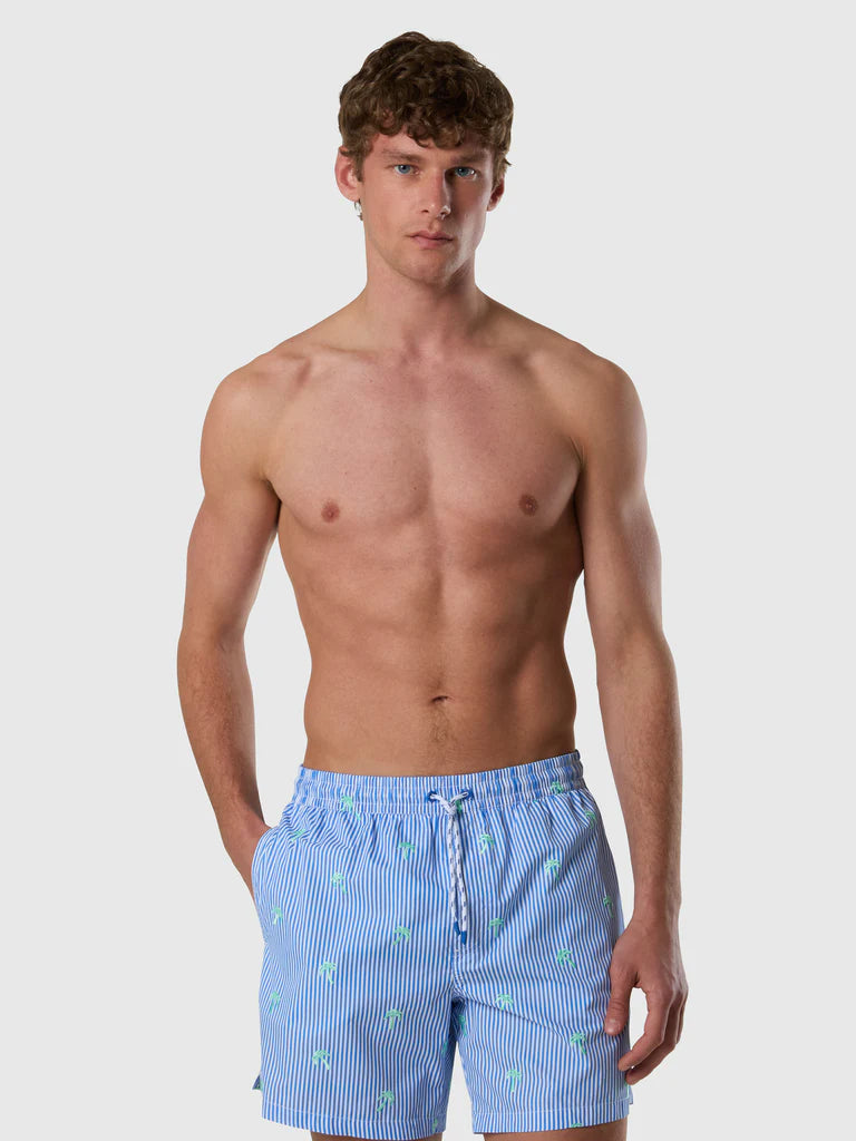 North Sails Palm Stripe Swim Shorts
