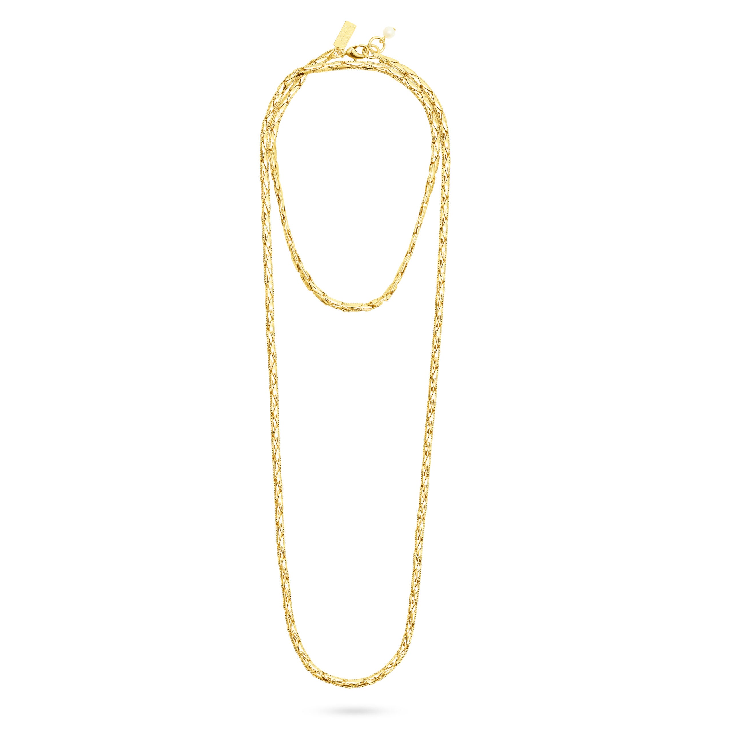New York Necklace - Long, Gold