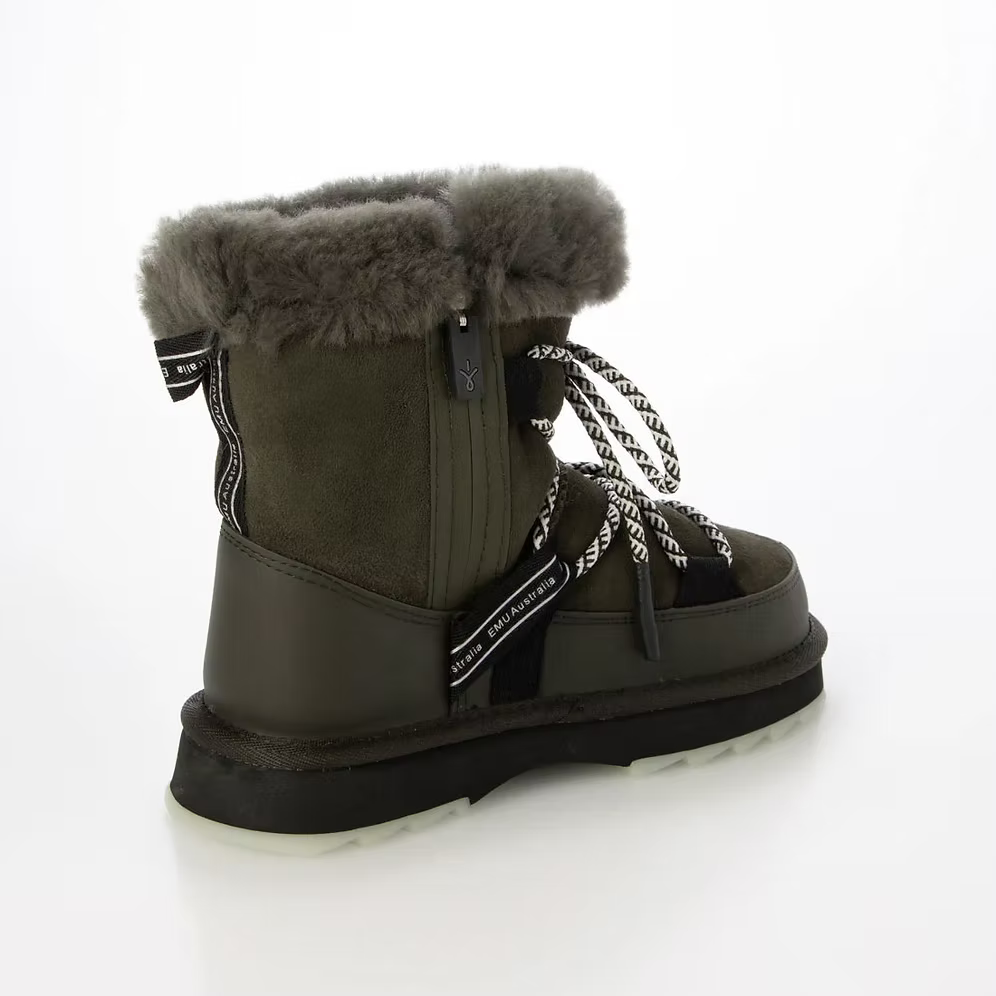 Emu Blurred Dark Olive Boot