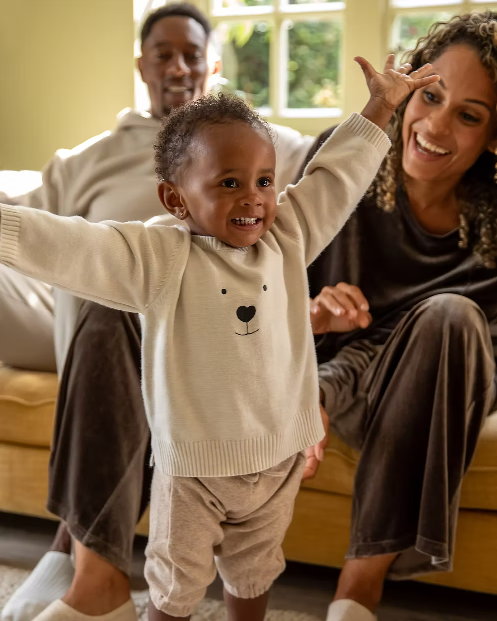 Mini Chalk Cub Jumper (Cream)