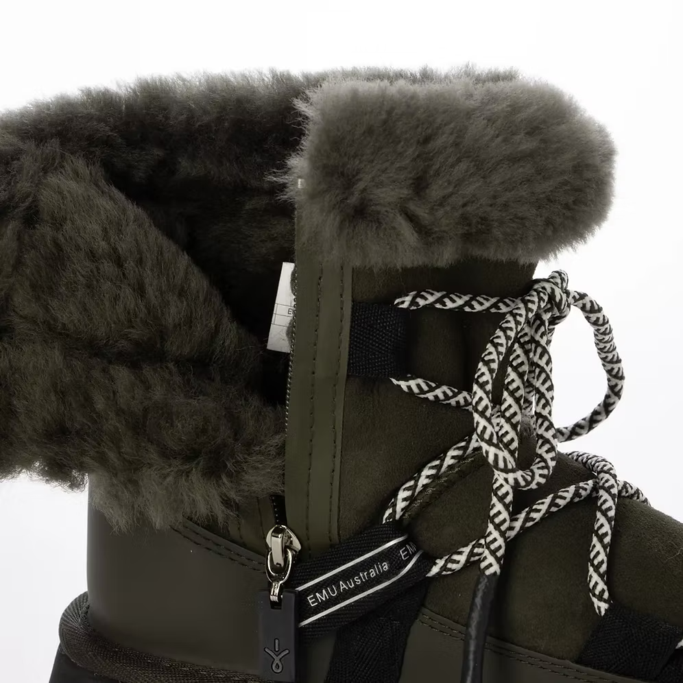 Emu Blurred Dark Olive Boot