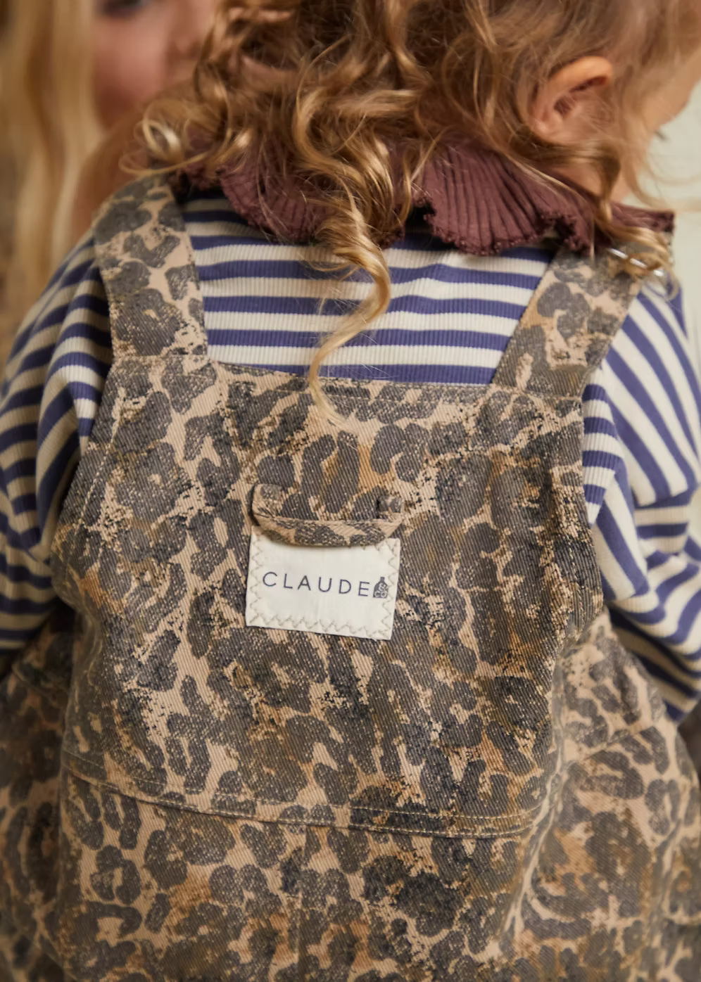 Claude & Co Blythe Leopard Dungaree