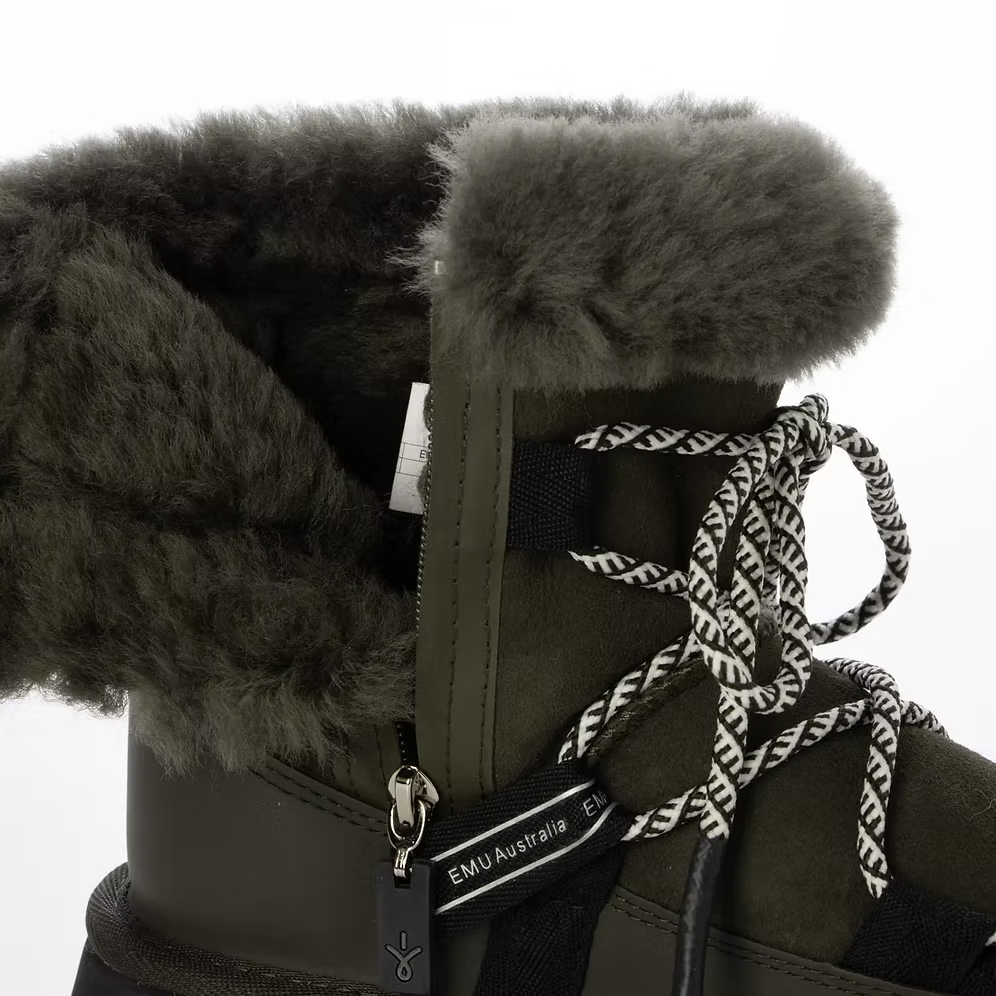 Emu Blurred Dark Olive Boot