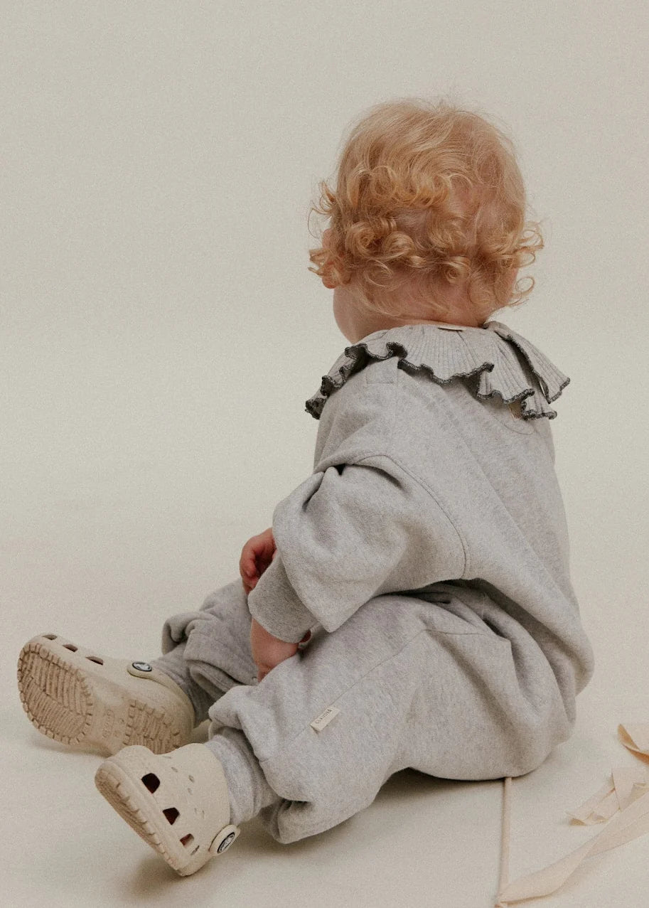 Claude & Co Milking it Grey Romper