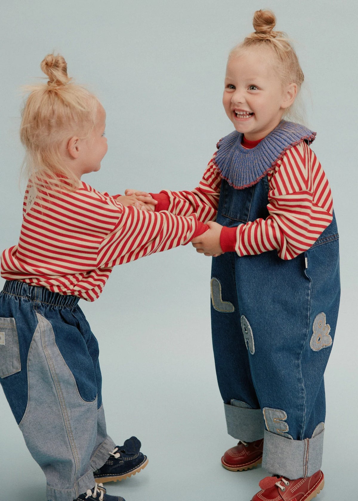 Claude & Co Blythe Patch Denim Dungarees