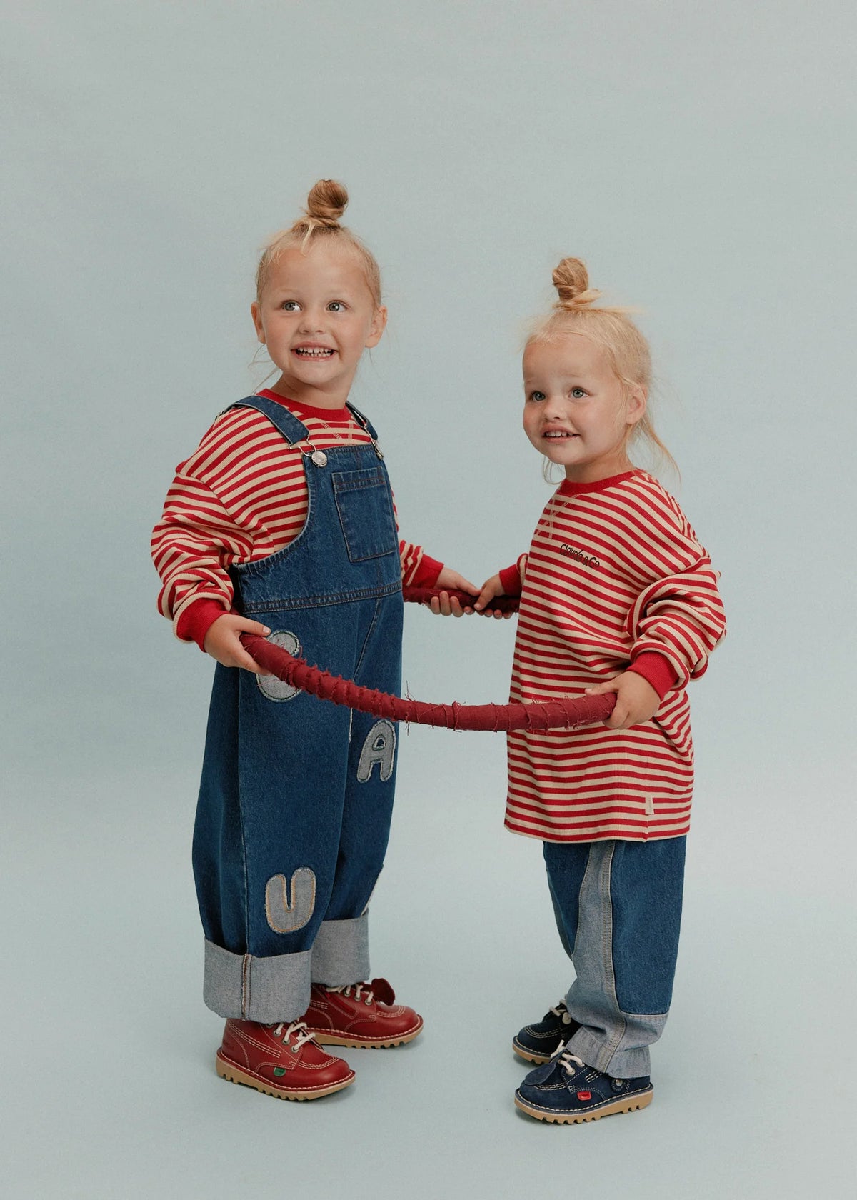 Claude & Co Blythe Patch Denim Dungarees