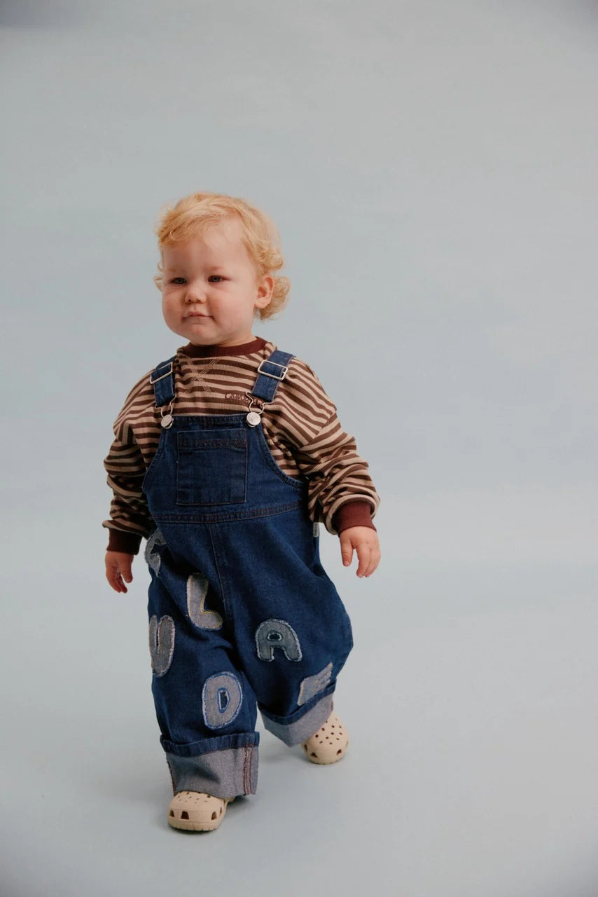 Claude & Co Blythe Patch Denim Dungarees