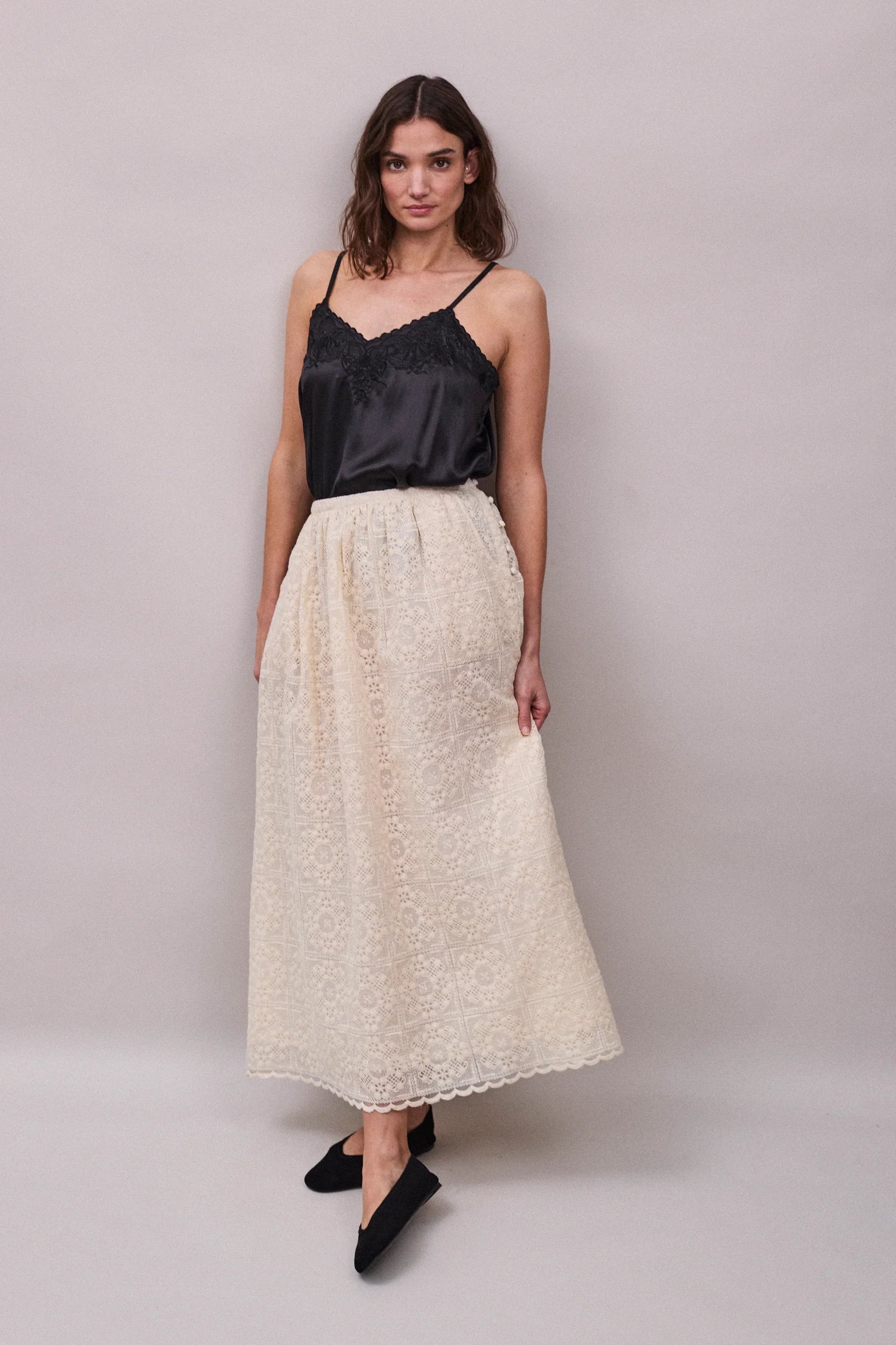 Faune Cynthia Black Cami