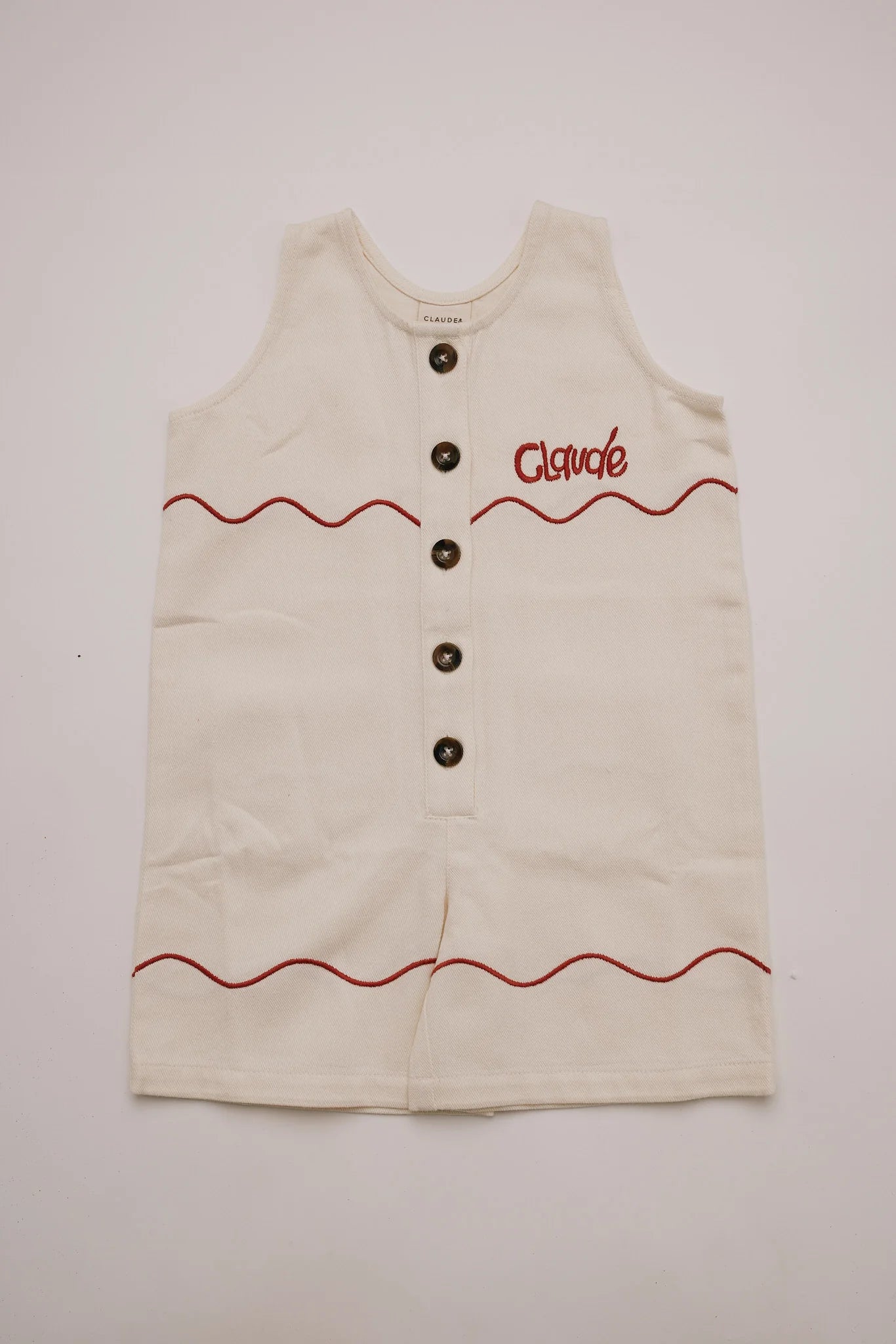 Cali Vanilla Ripple Collar Overall