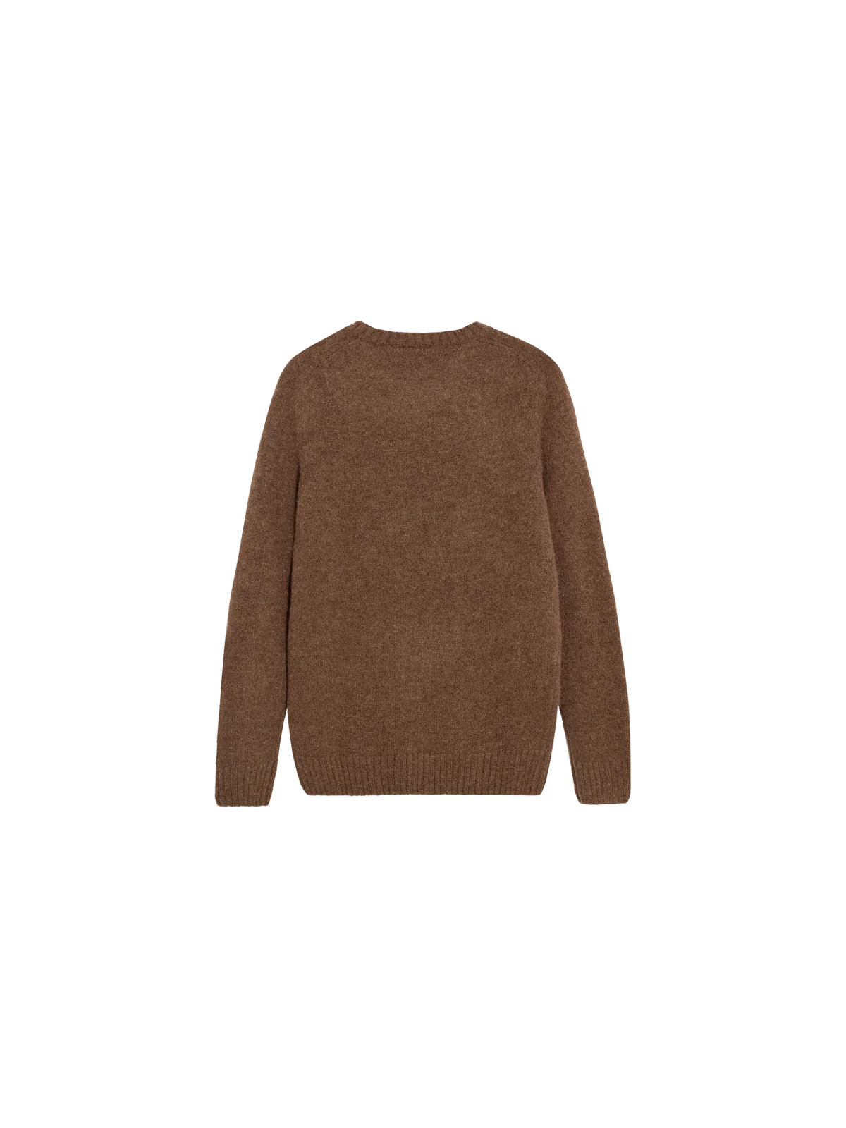 Carlos Crew Neck Knit - Brown Melange
