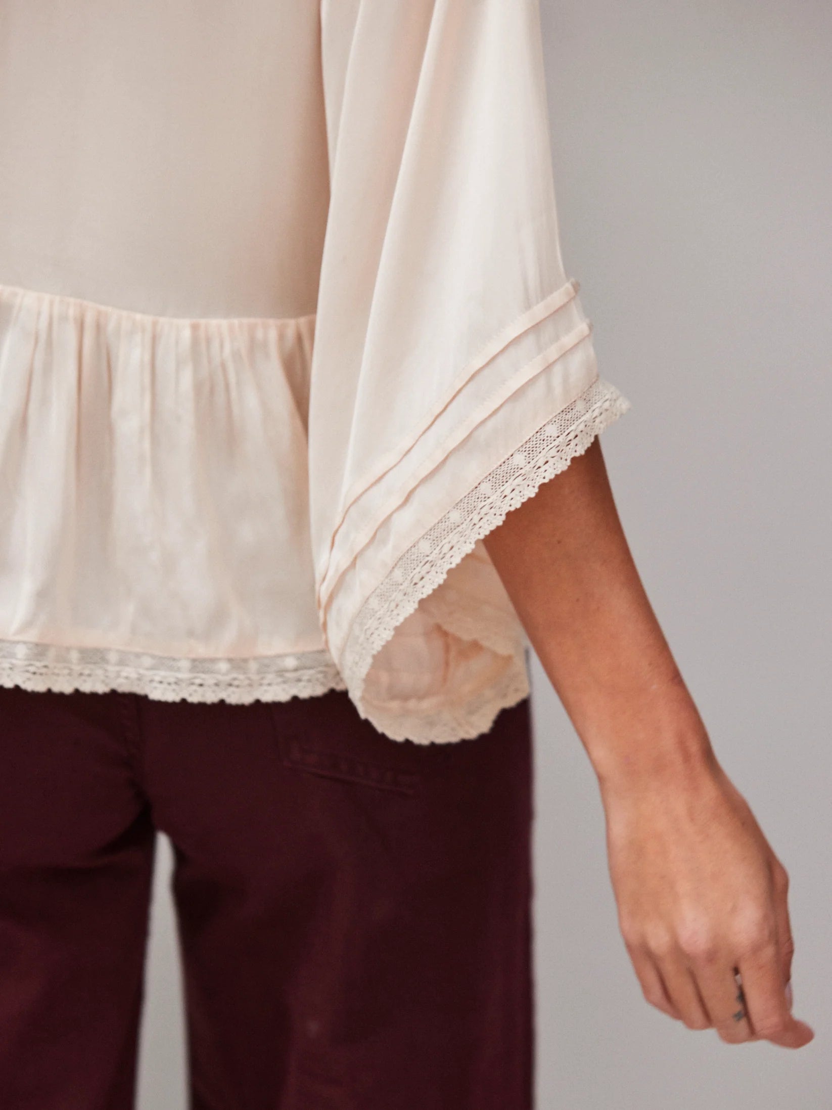 Faune Honeysuckle Natural Blush Blouse
