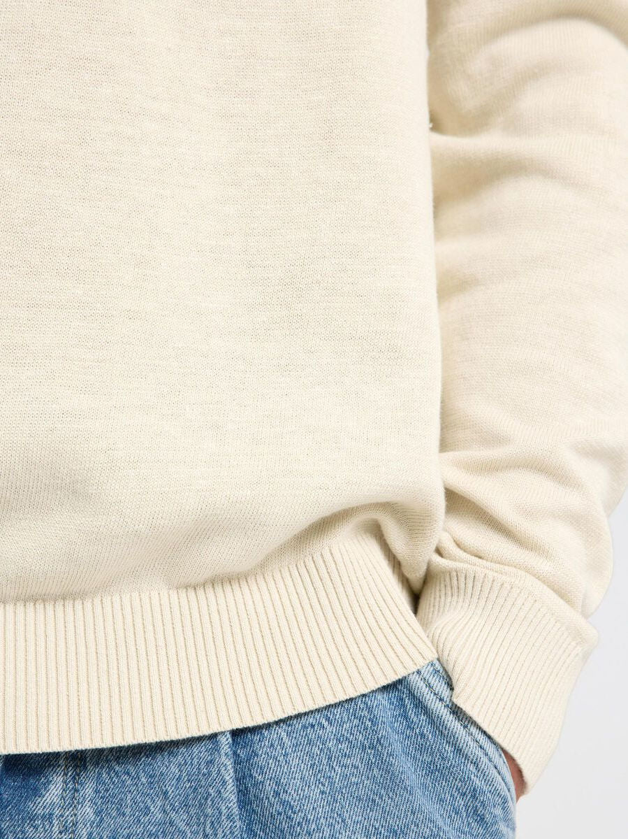 Selected Homme Reuben Cream Knit