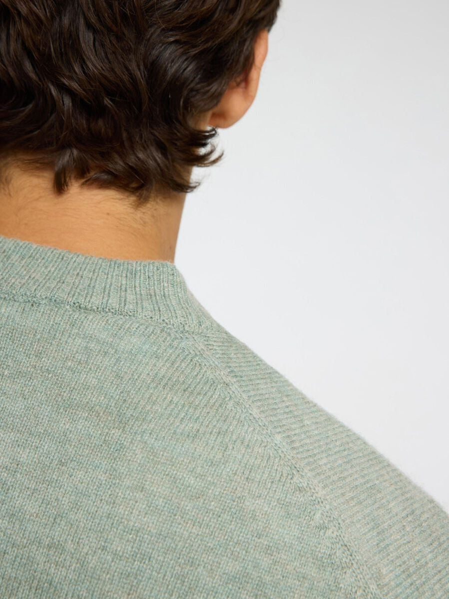 Selected Homme Reuben Green Melange Knit