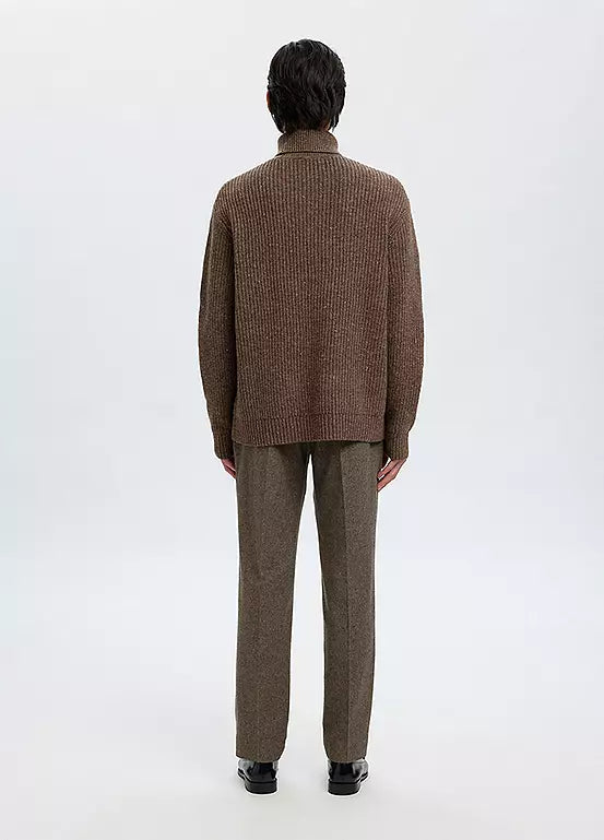 Selected Homme Coffee Rollneck Knit