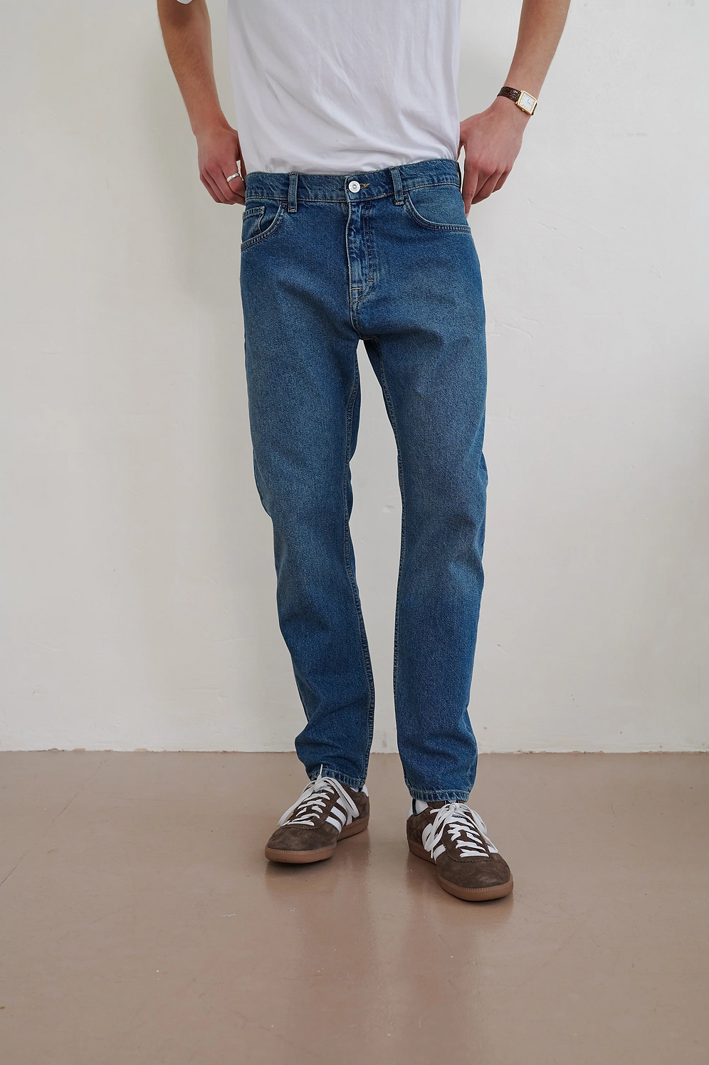 Walter Denim Mid Wash Dead Straight Jeans