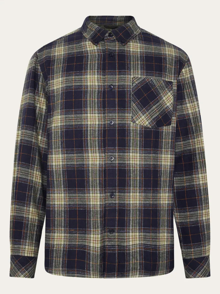 Knowledge Check Flannel Shirt - Blue Check