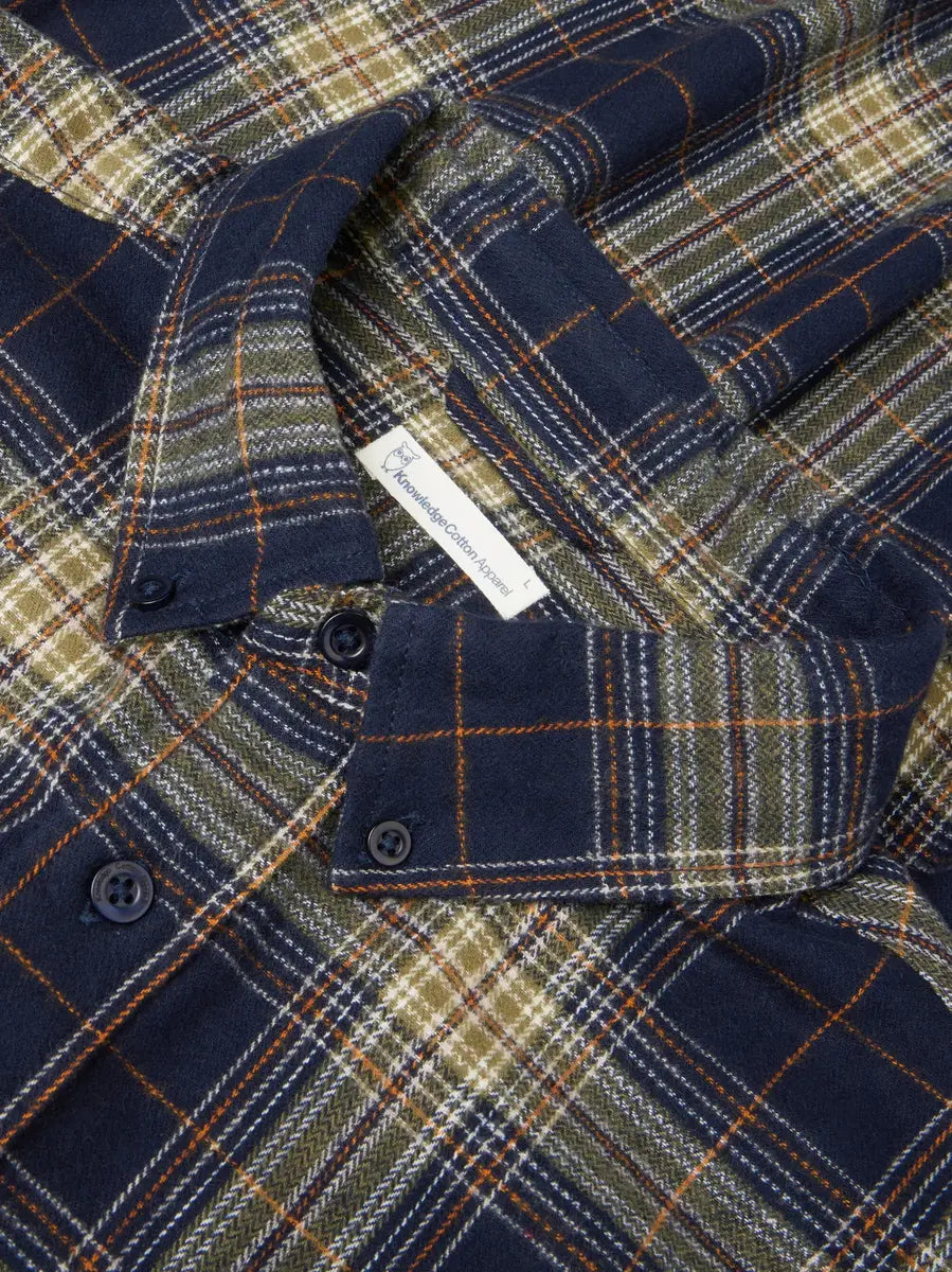 Knowledge Check Flannel Shirt - Blue Check