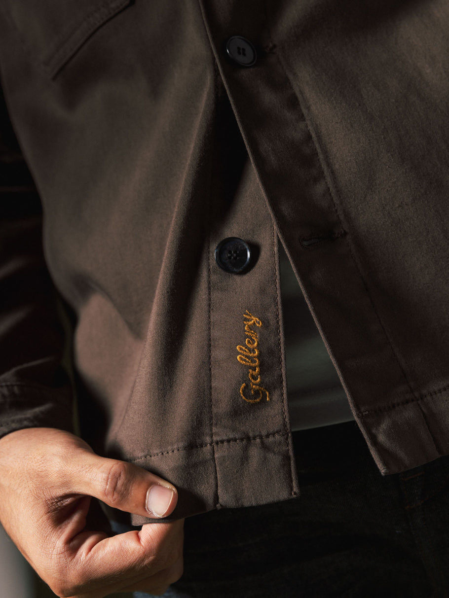 Mos Mosh Gallery Matteo Chocolate Overshirt