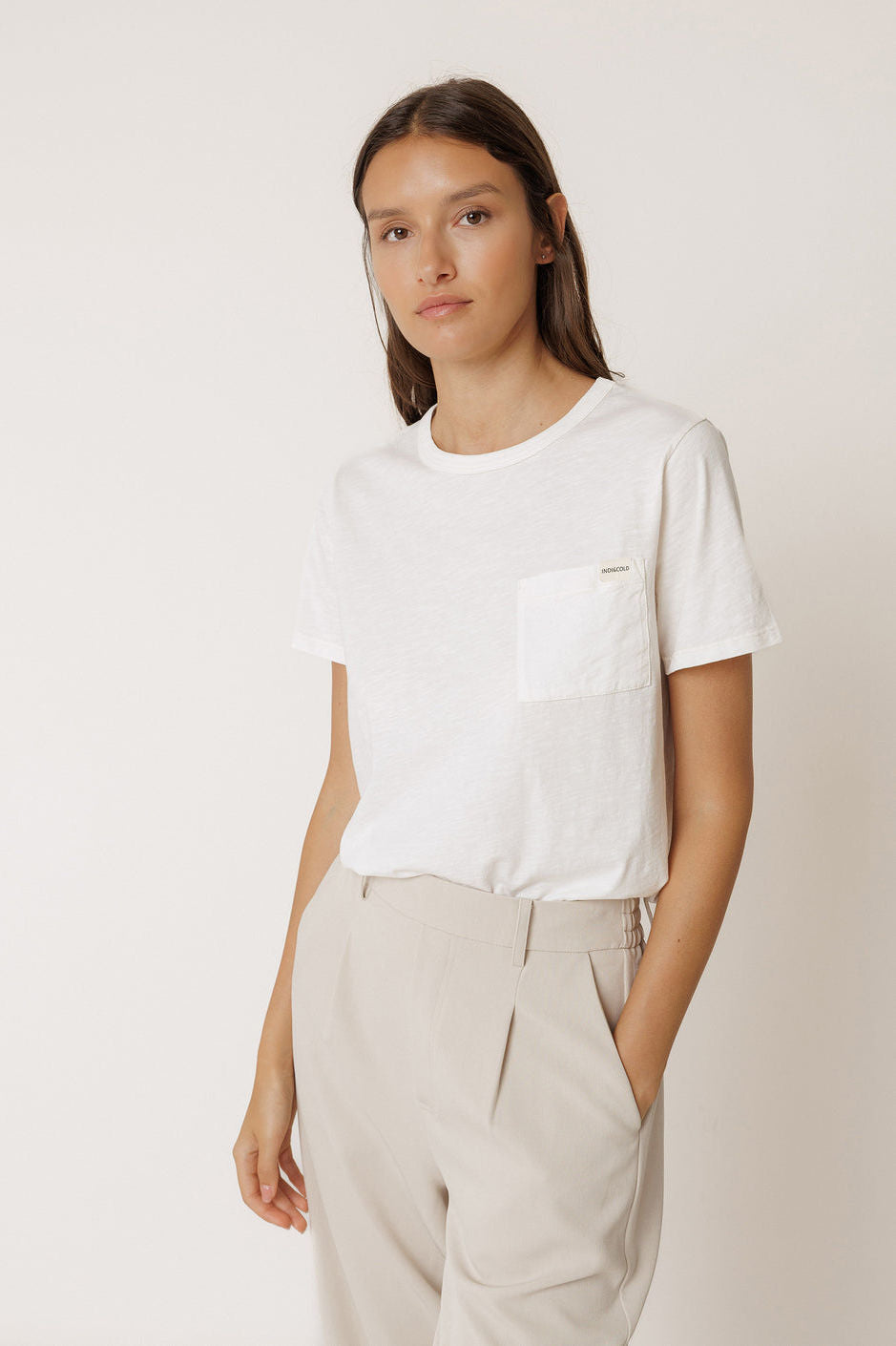 Indi & Cold Pocket Slub Tee
